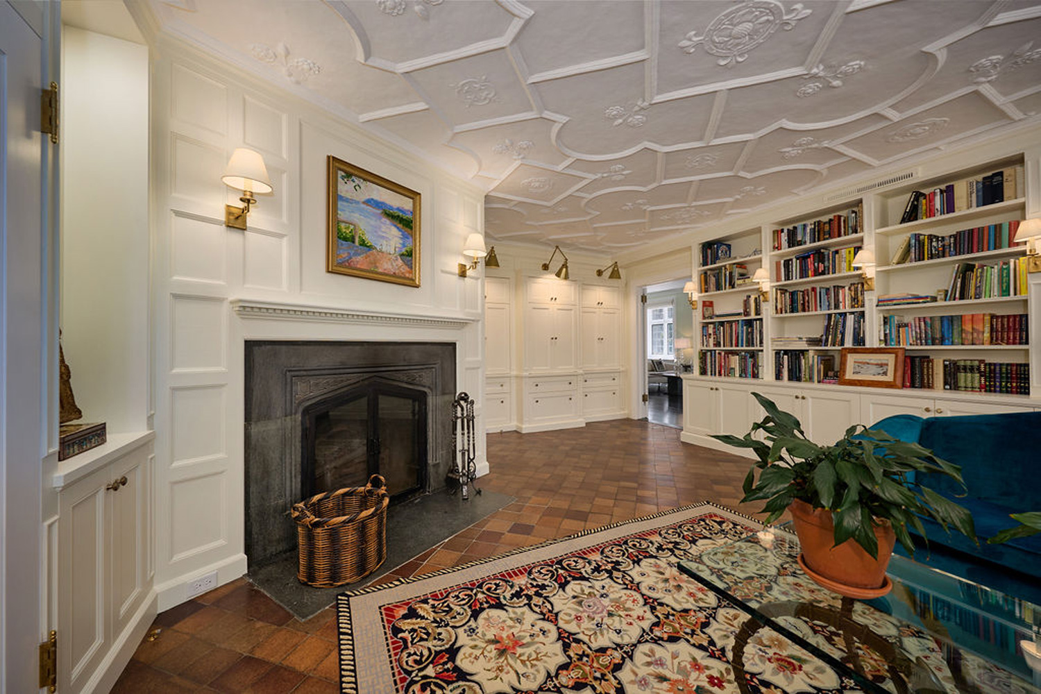 Living area of Dorothy Draper's former home.