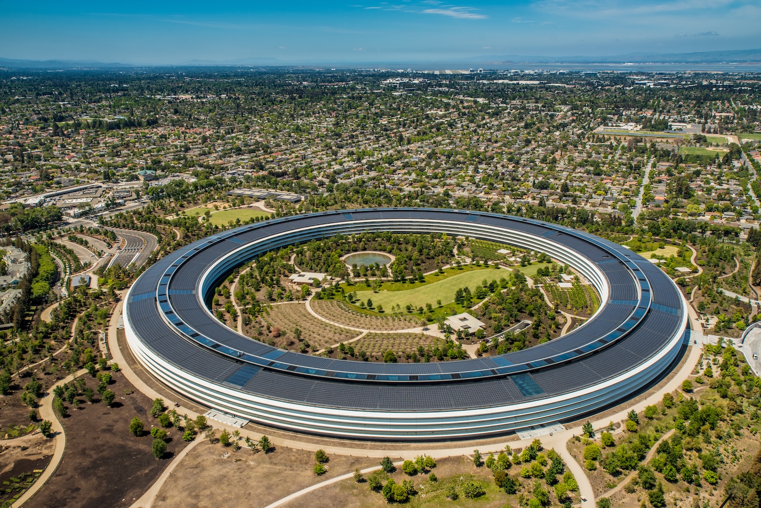 Apple Park by Foster + Partners.