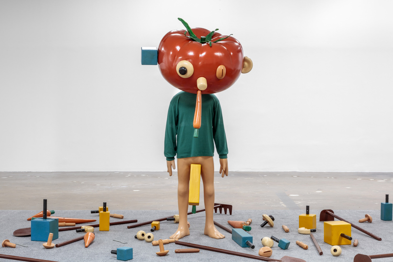 Paul McCarthy, Tomato Head (Green), 1994.