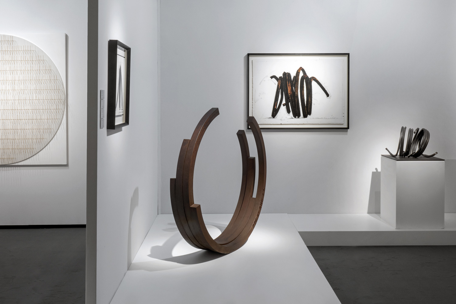 Work by Bernar Venet at A&R Fluery at BRAFA.