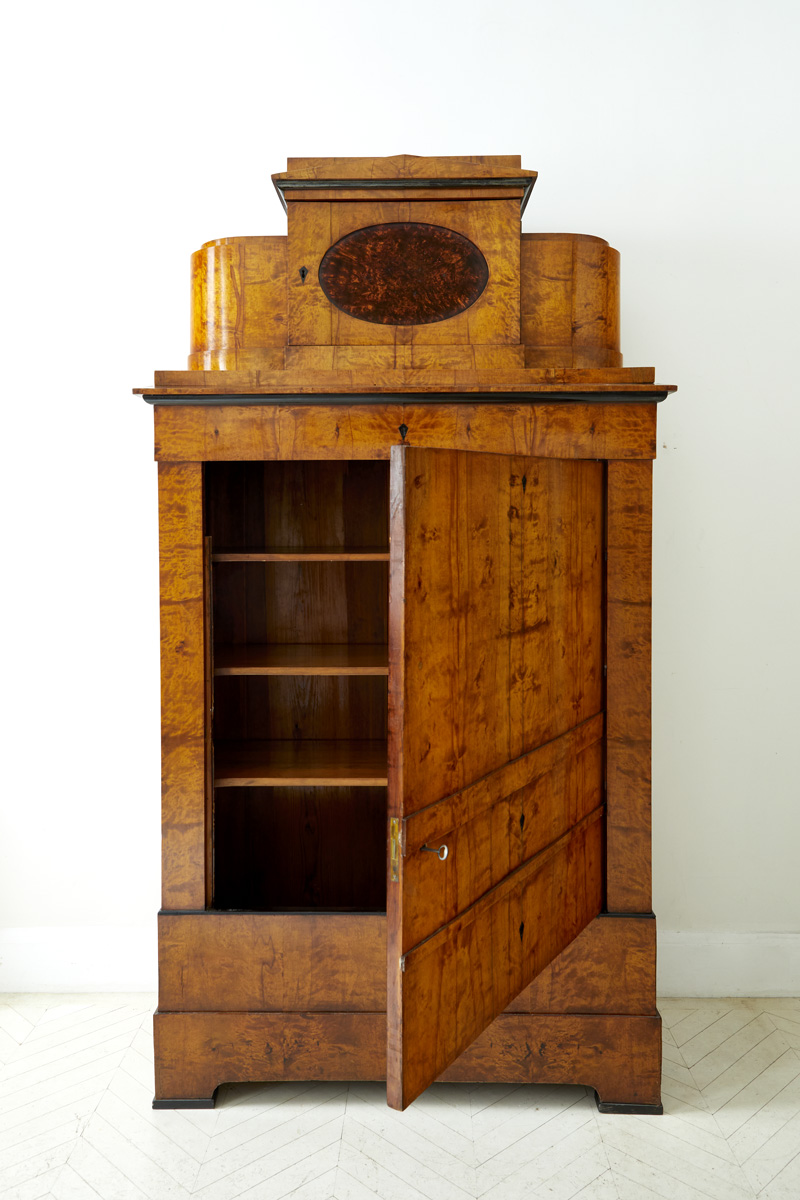 German Neoclassical Biedermeier cabinets,.