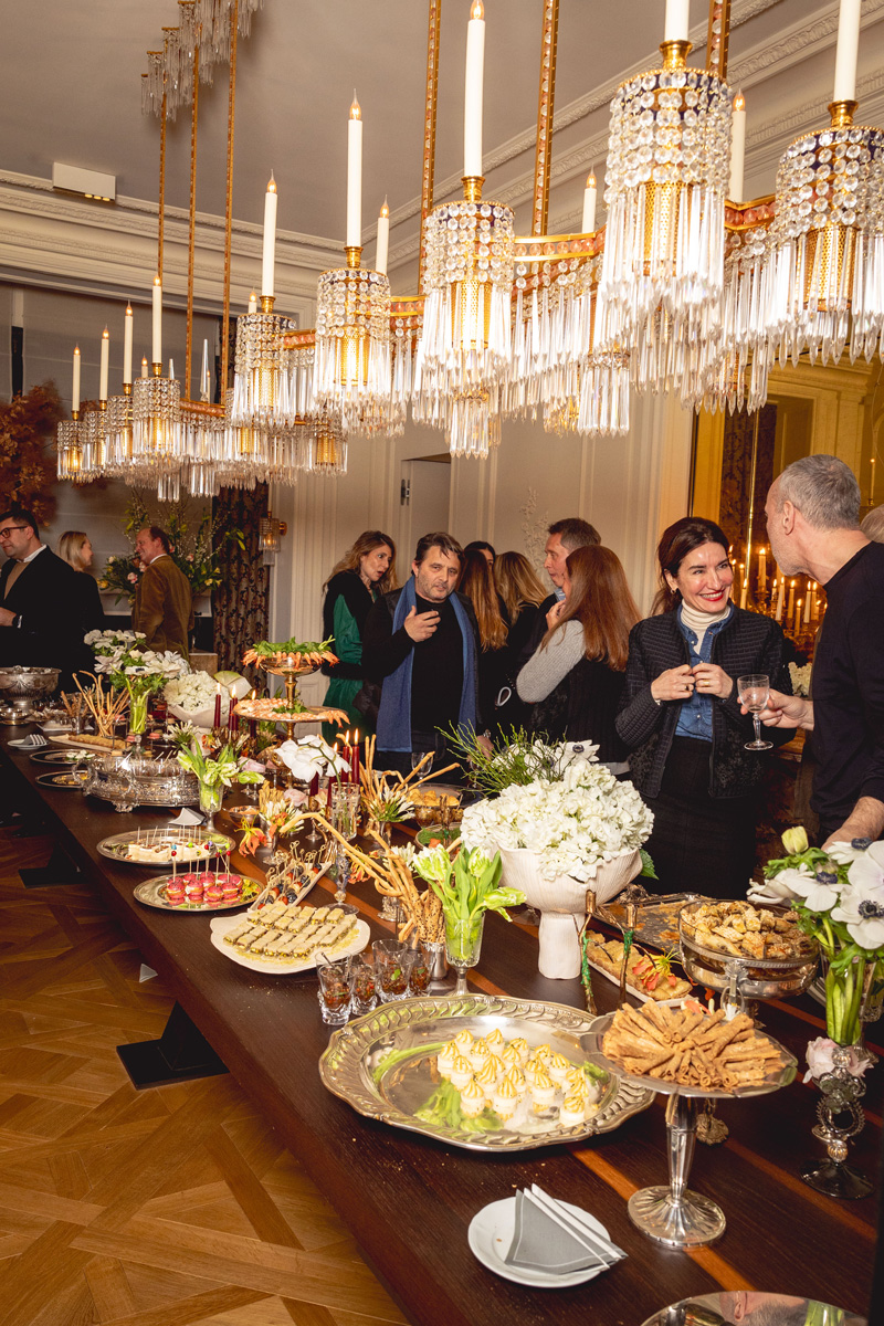 Dining room banquet.