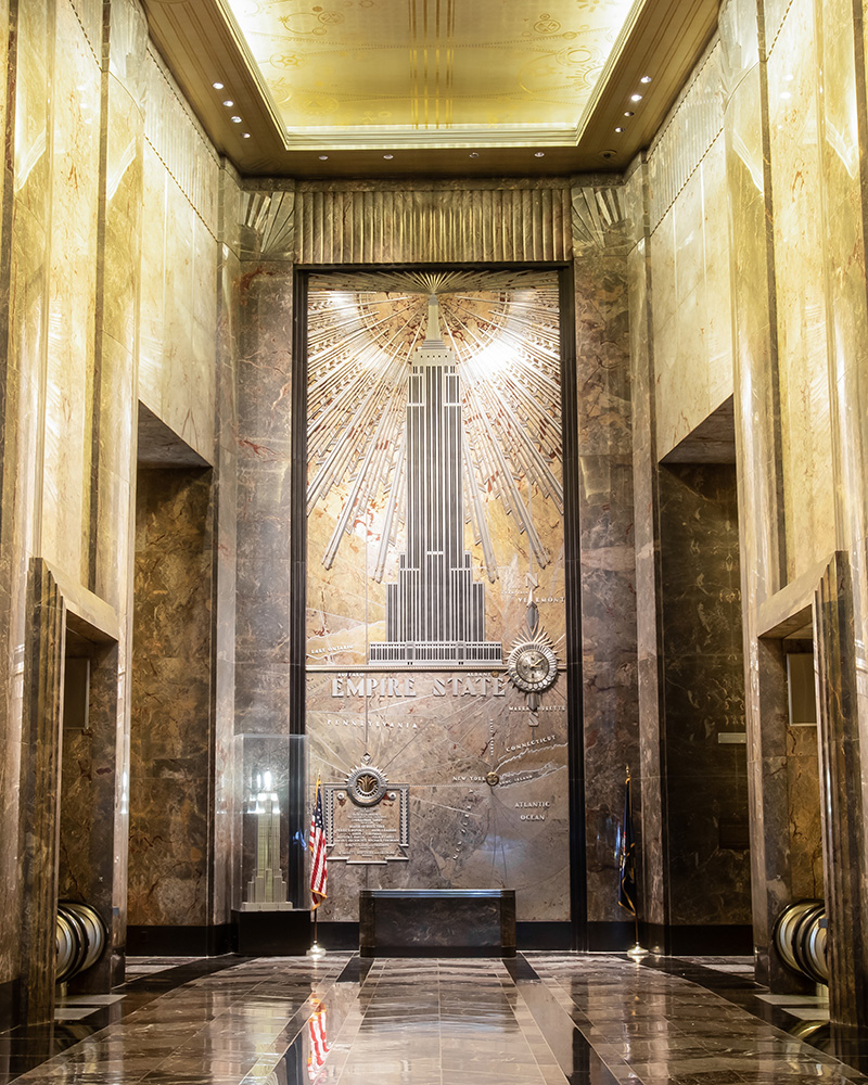 5th Avenue Lobby of the Empire State Building.