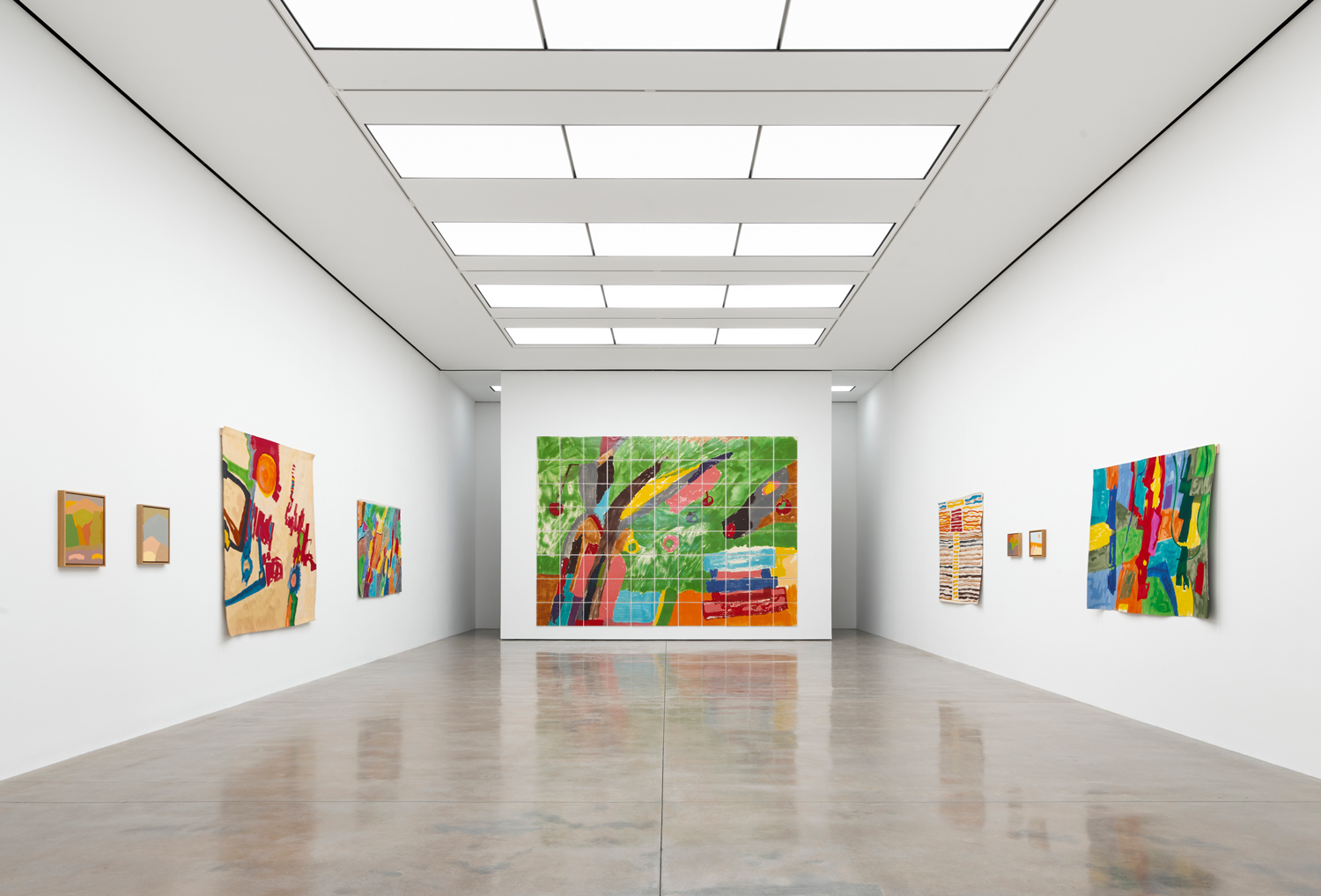 An installation view of 