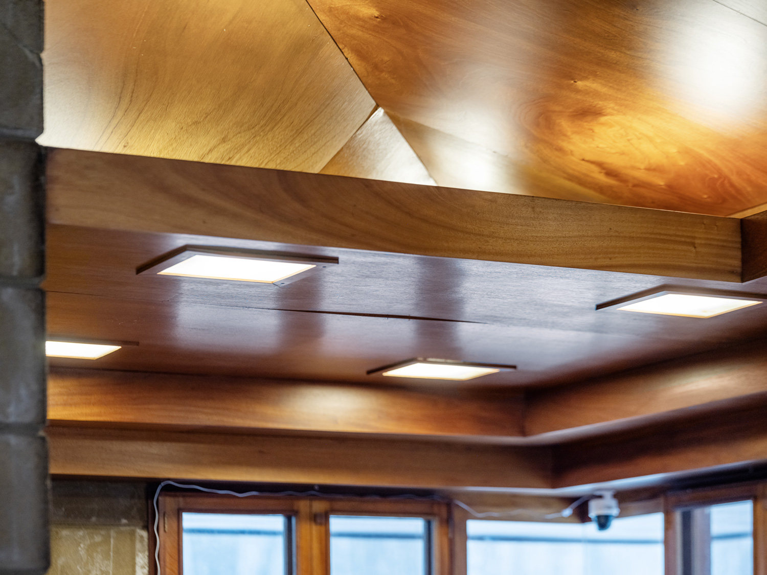 Ceiling of Weisblat House.