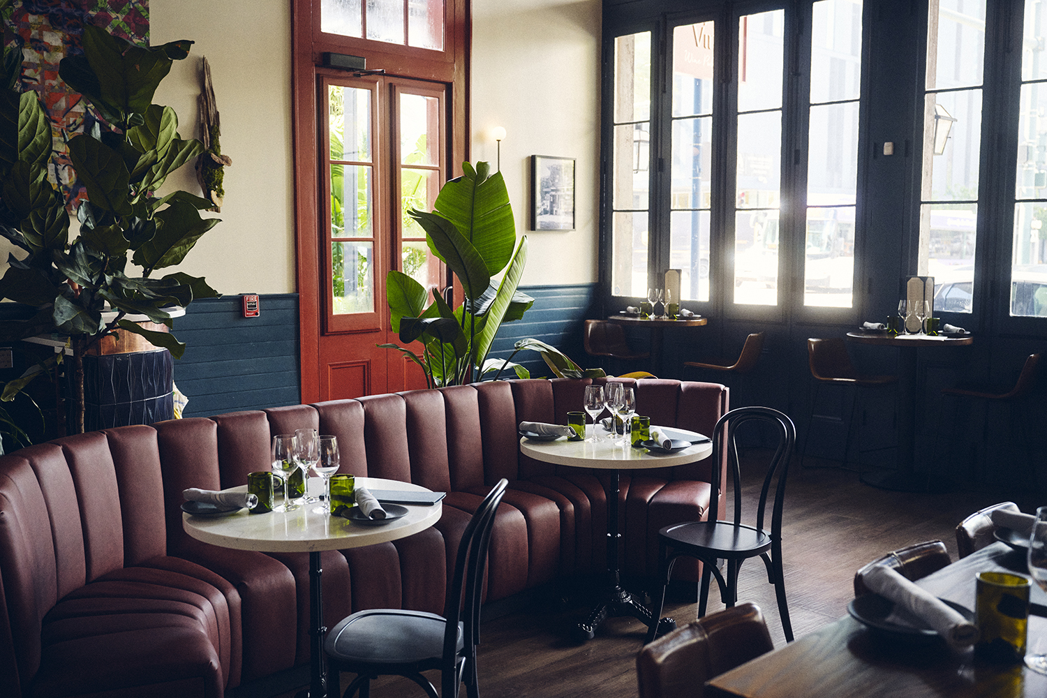 Interior of Copper Vine in New Orleans.