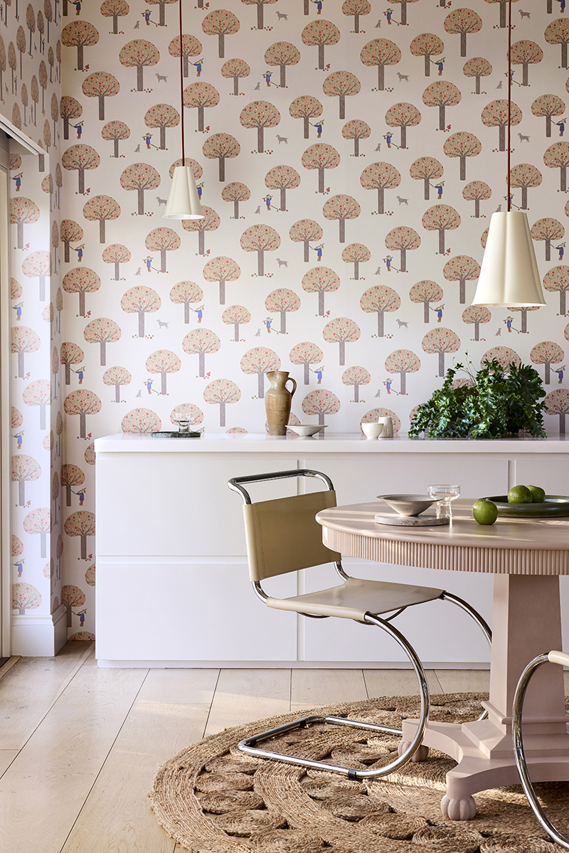 Rodney Street wallpaper by Little Greene.