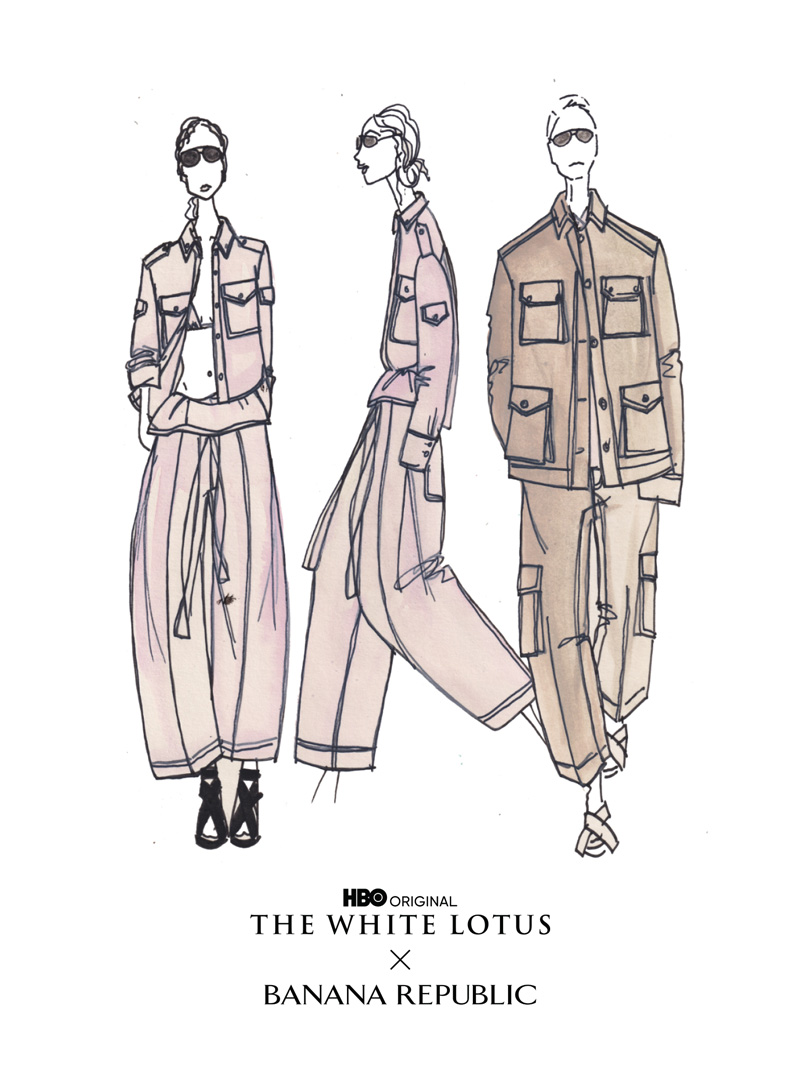 The White Lotus x Banana Republic.