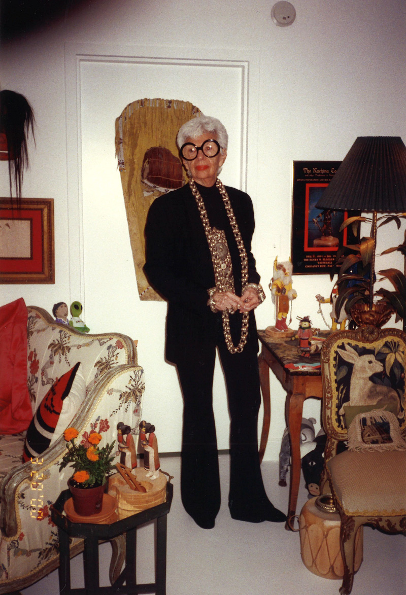 Iris Apfel in an undated photo.