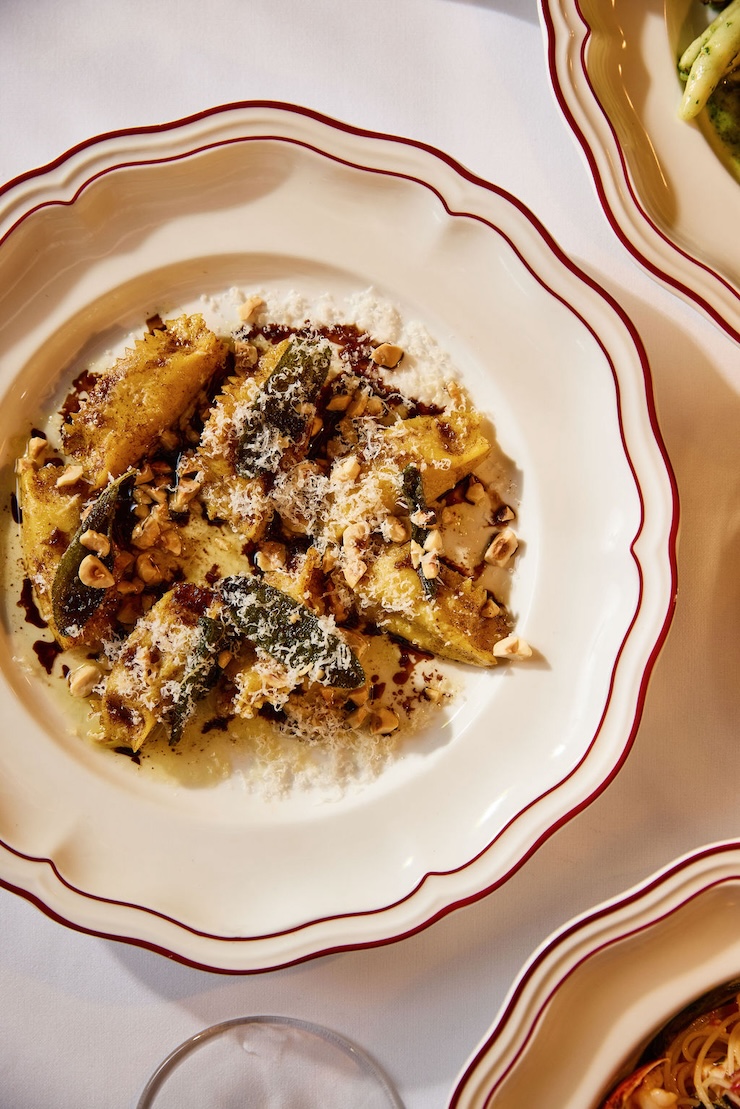 The Pumpkin Agnolotti at Carbone Vino.