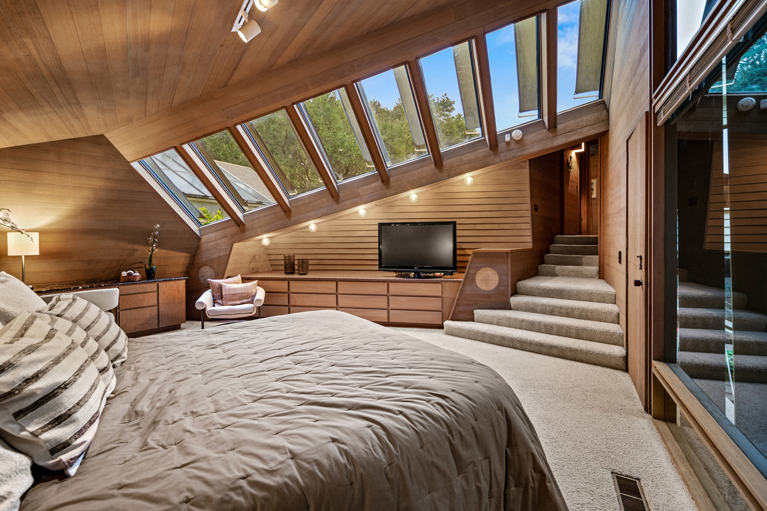 A bedroom suite.