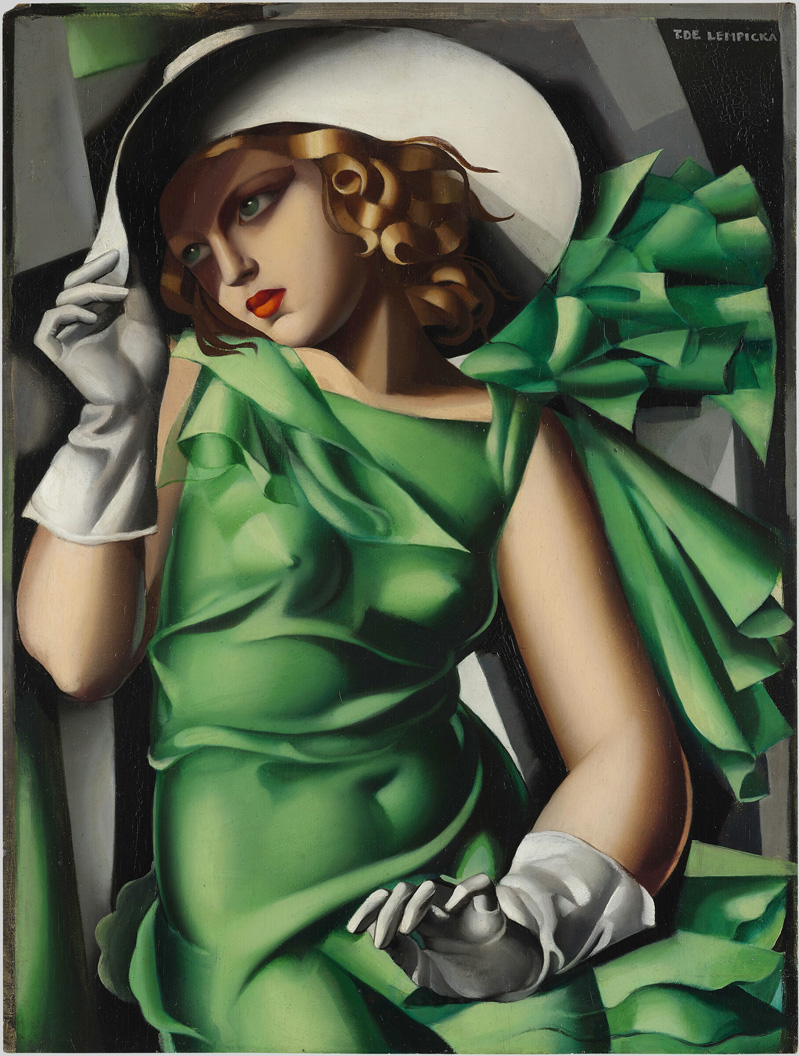 Young Girl in Green by Tamara de Lempicka.