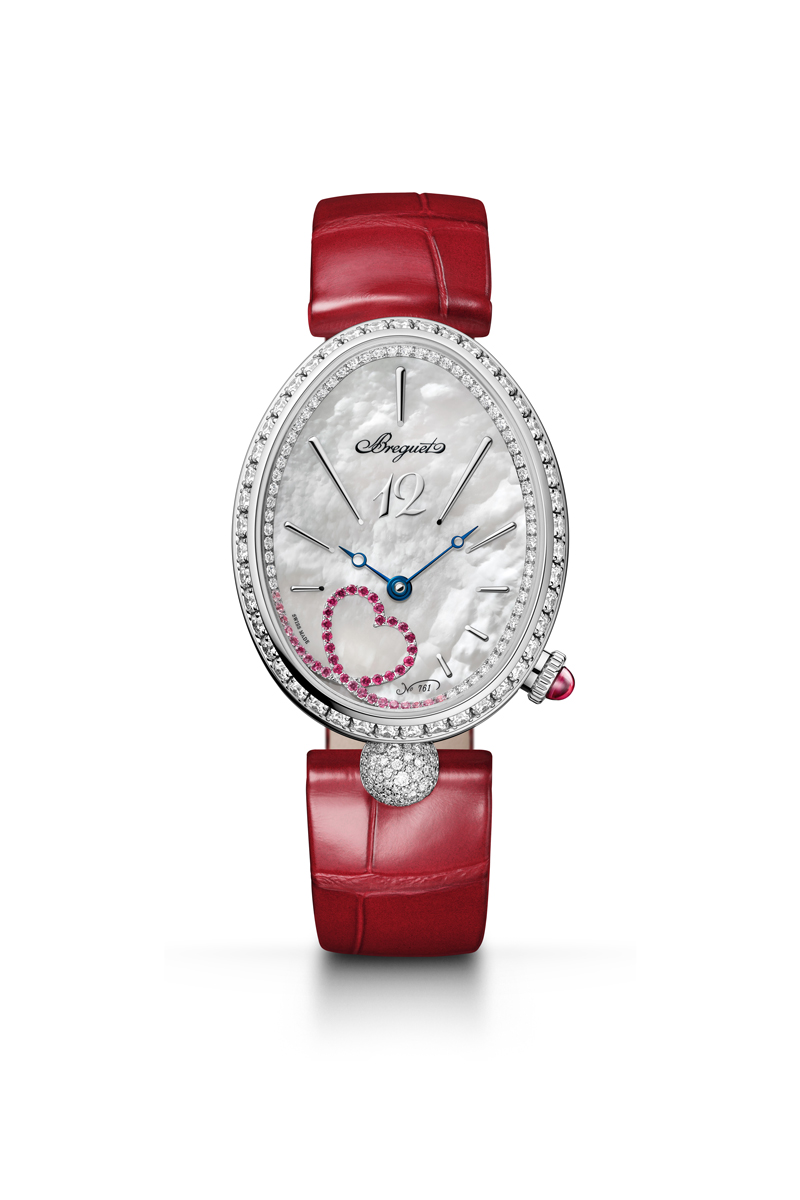 Limited edition Reine de Naples watch by Breguet.