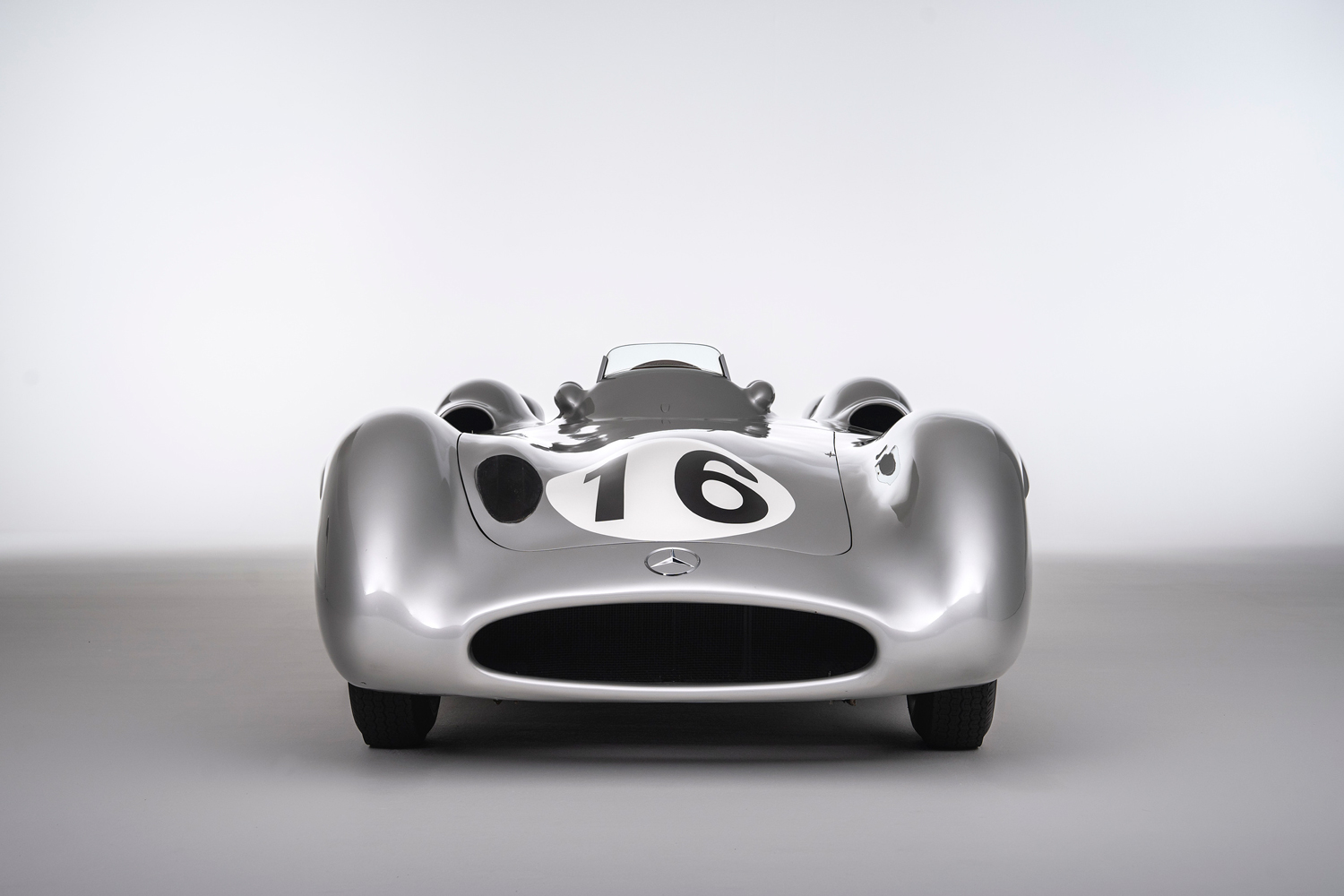 Back of 1954 Mercedes-Benz W 196 R With Streamlined Body