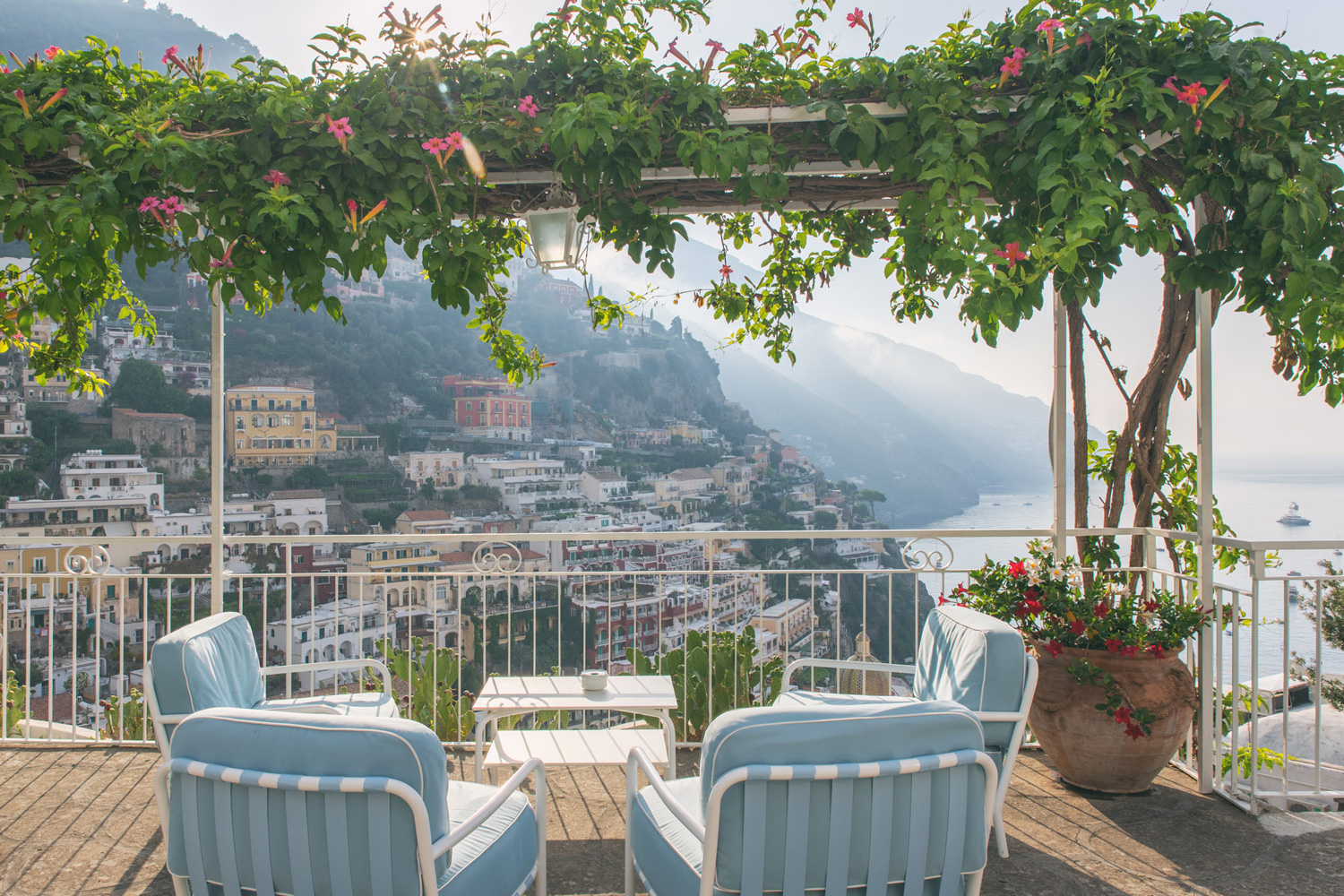 Terrace at Il Tridente.