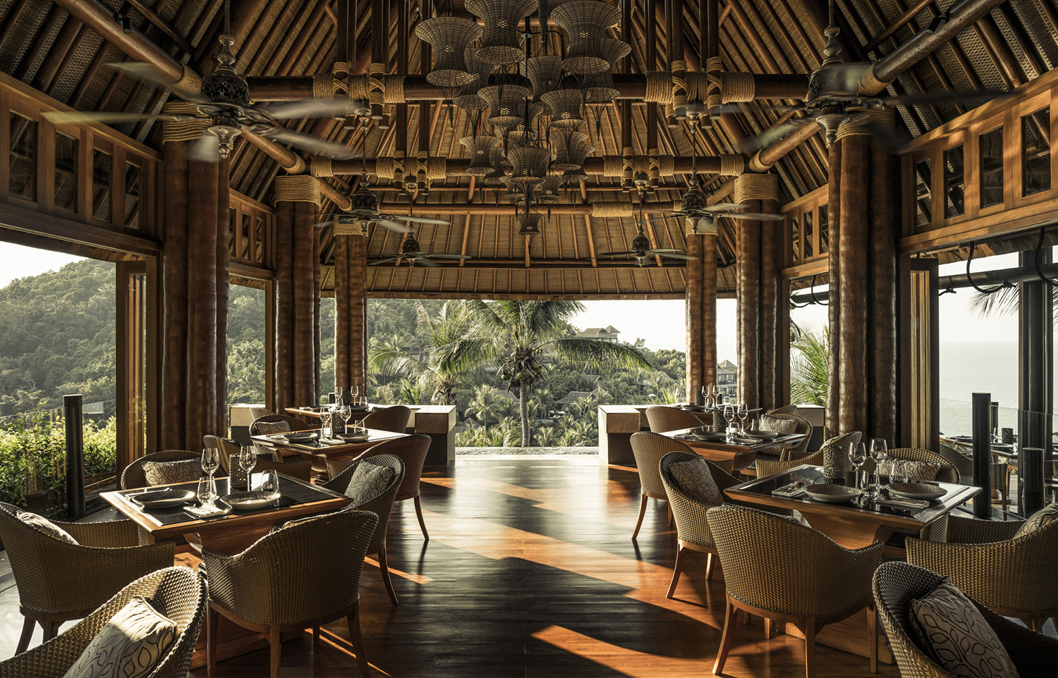 Koh Thai Kitchen at the Four Seasons Resort Koh Samui in Thailand.