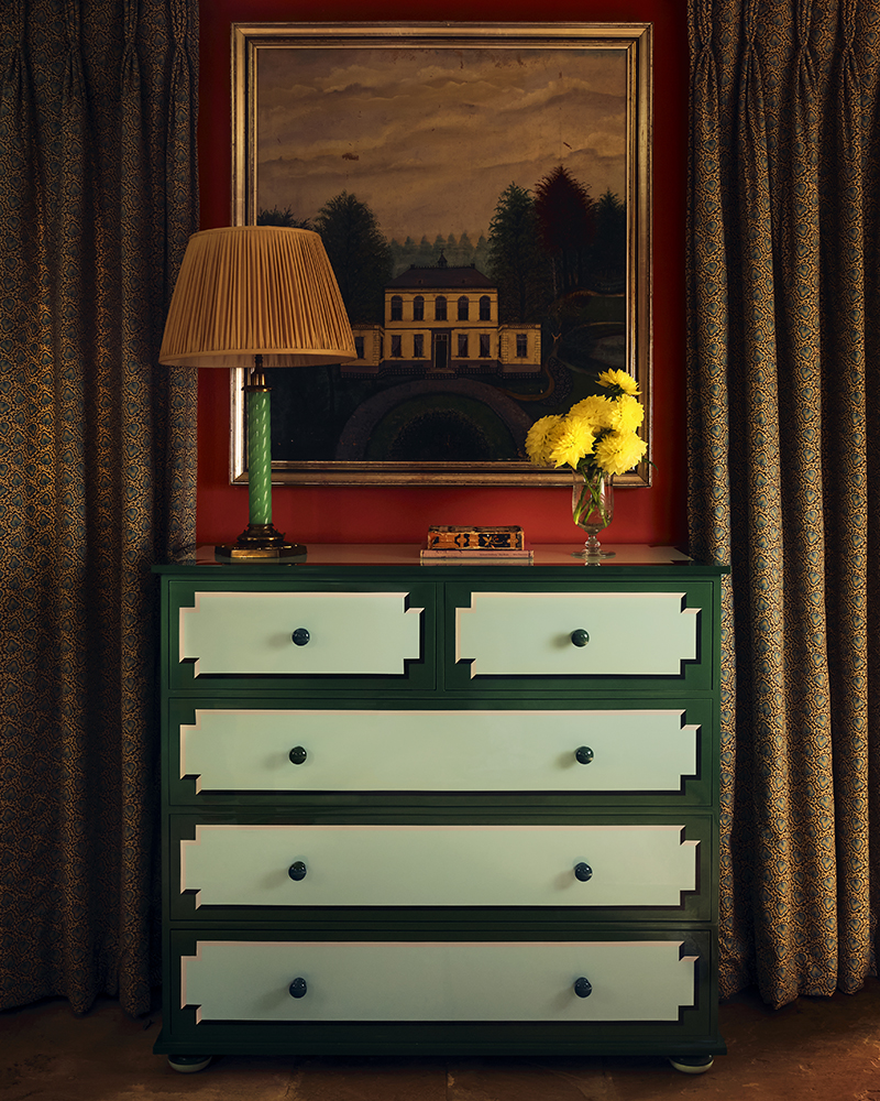 Benedict chest of drawers by Luke Edward Hall for The Lacquer Company.