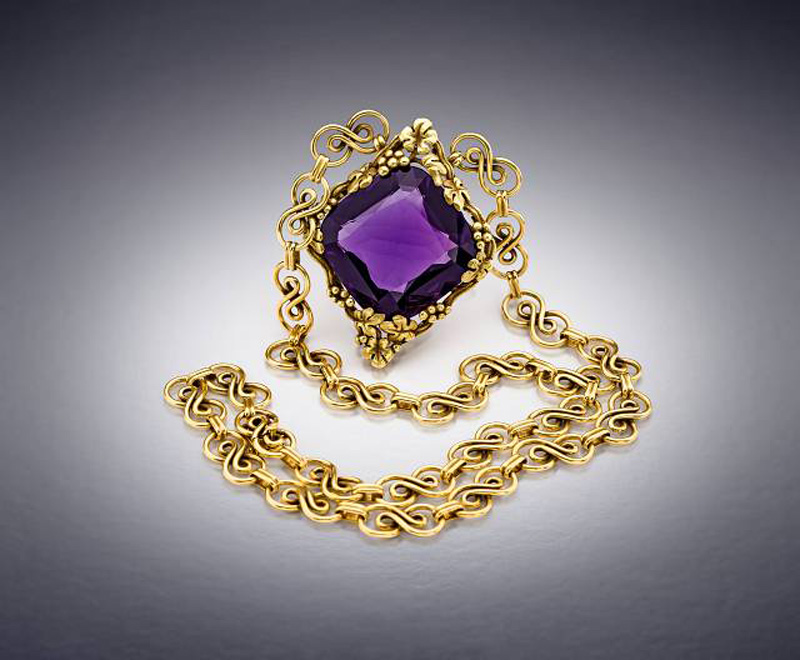 Tiffany Amethyst Necklace.