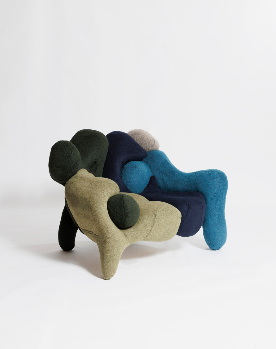 Misha Kahn's Double Shuck Pea chair.