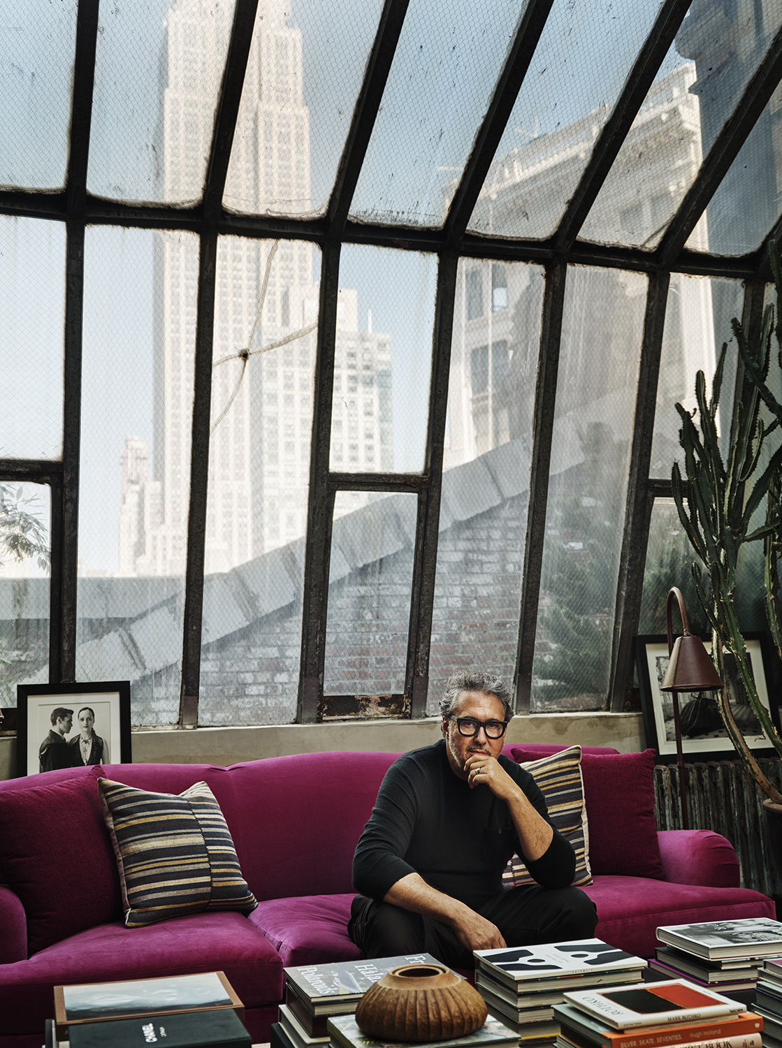 Alfredo Paredes in his New York City studio.