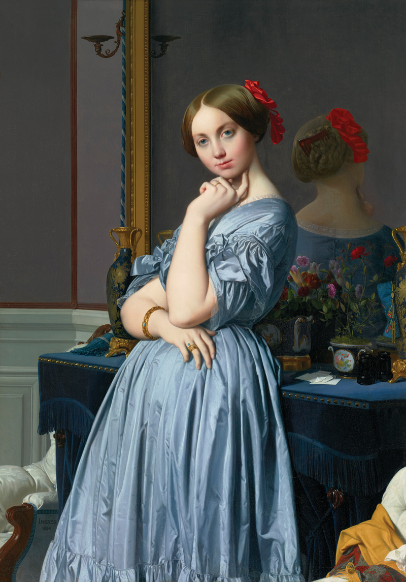 Comtesse d'Haussonville (1845) by Jean-Auguste-Dominique Ingres.