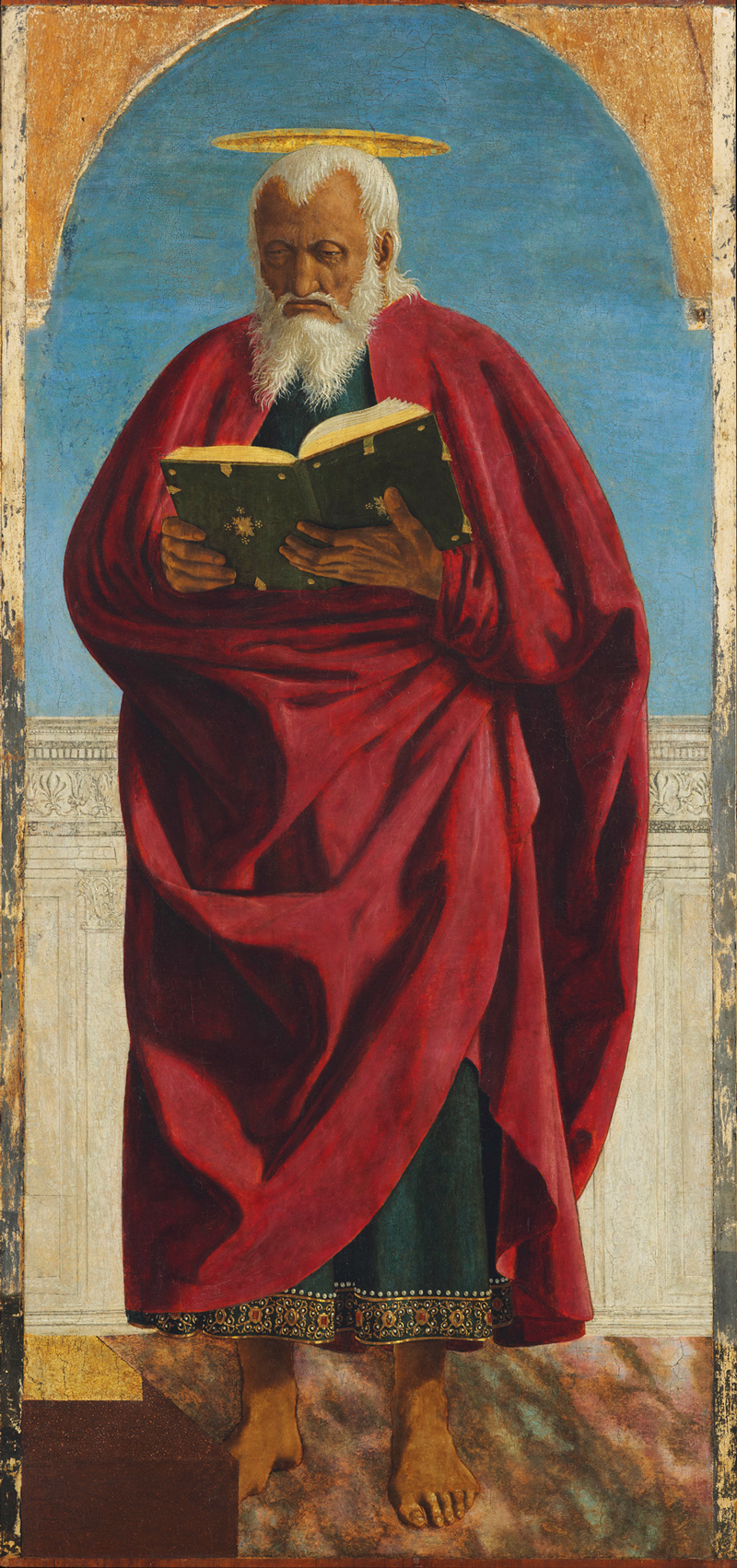 Saint John the Evangelist (1454-69) by Piero della Francesca.