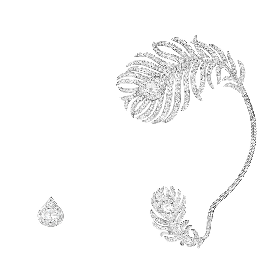 Plume de Paon earrings.