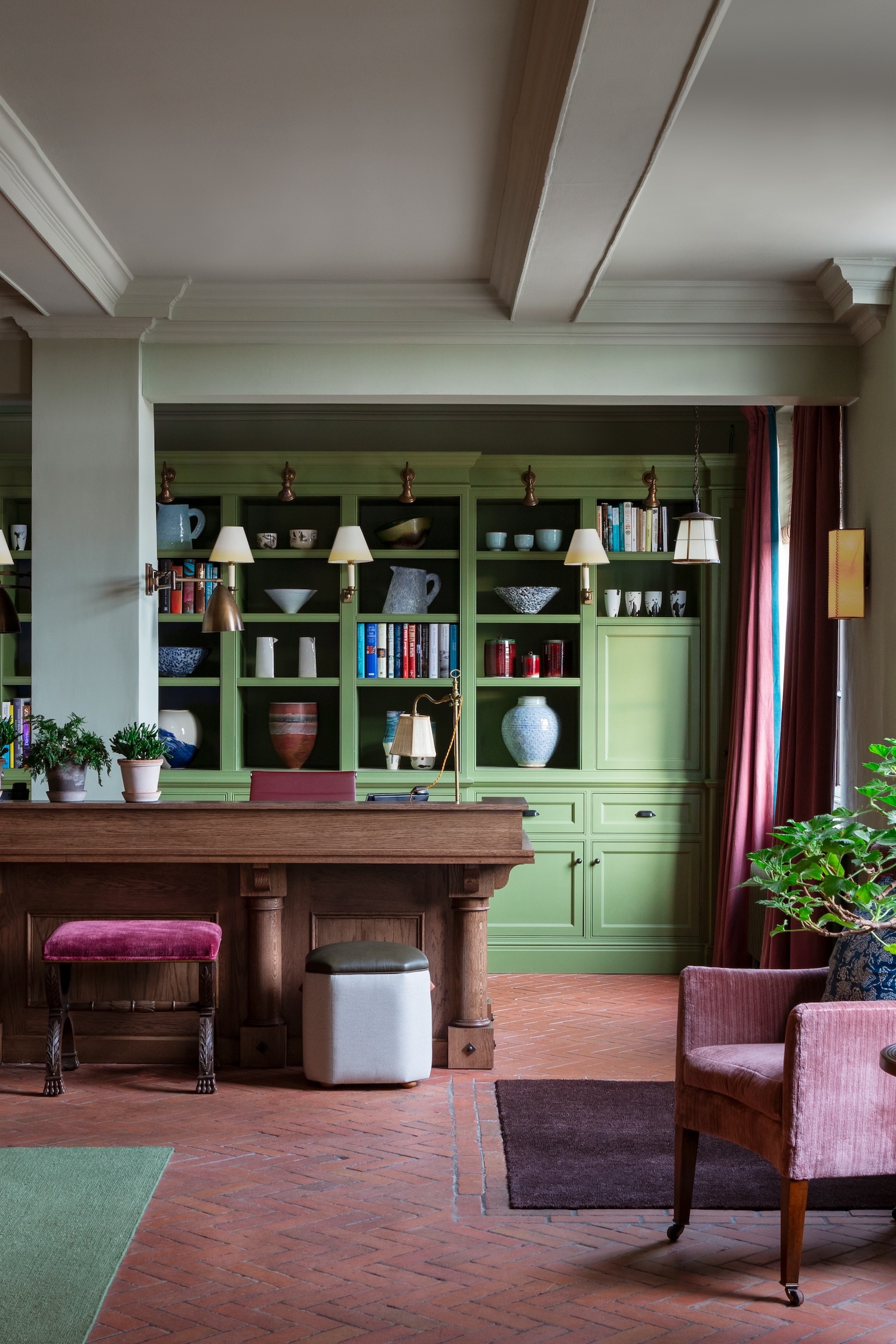 Reception area at Cavendish Hotel