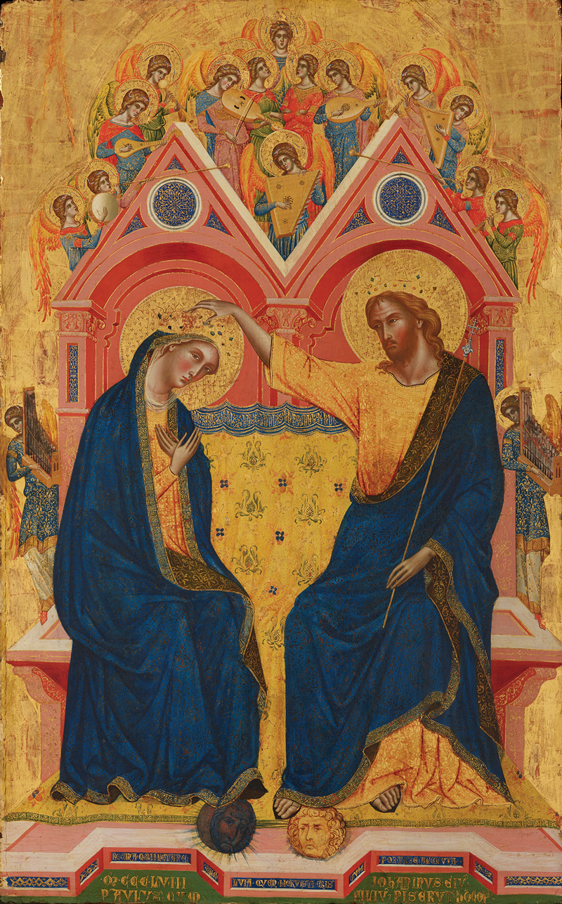 The Coronation of the Virgin (1358) by Paolo Veneziano and Giovanni Veneziano.