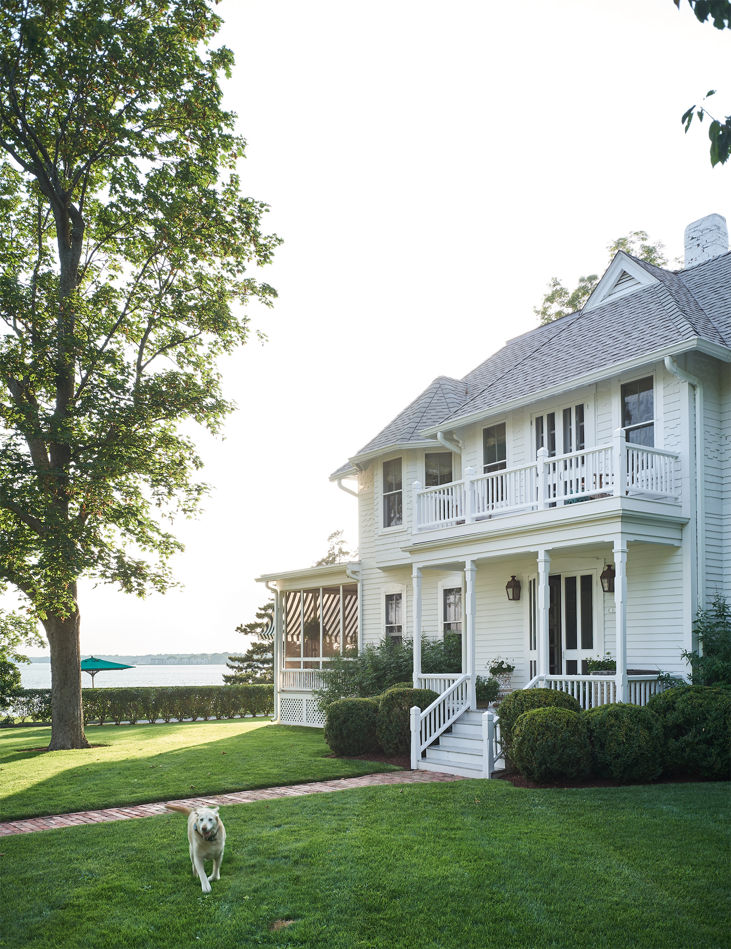 Paredes’s home in Shelter Island, New York.