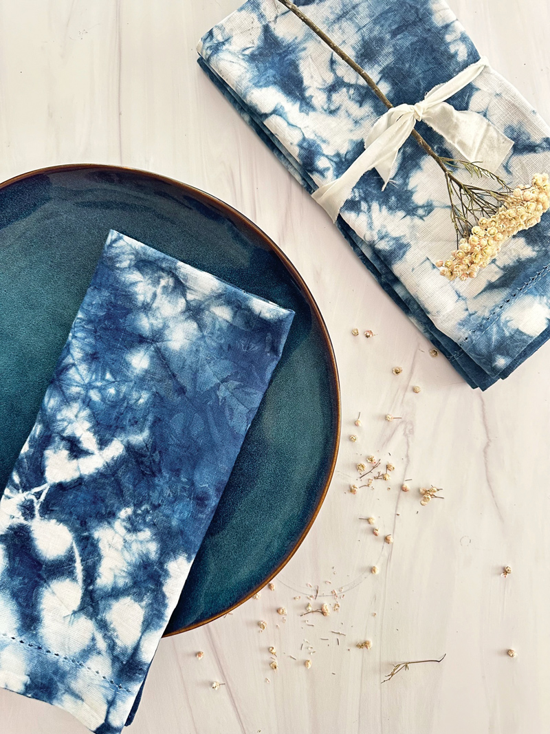 Nuvola napkins by CHI Design Indigo.