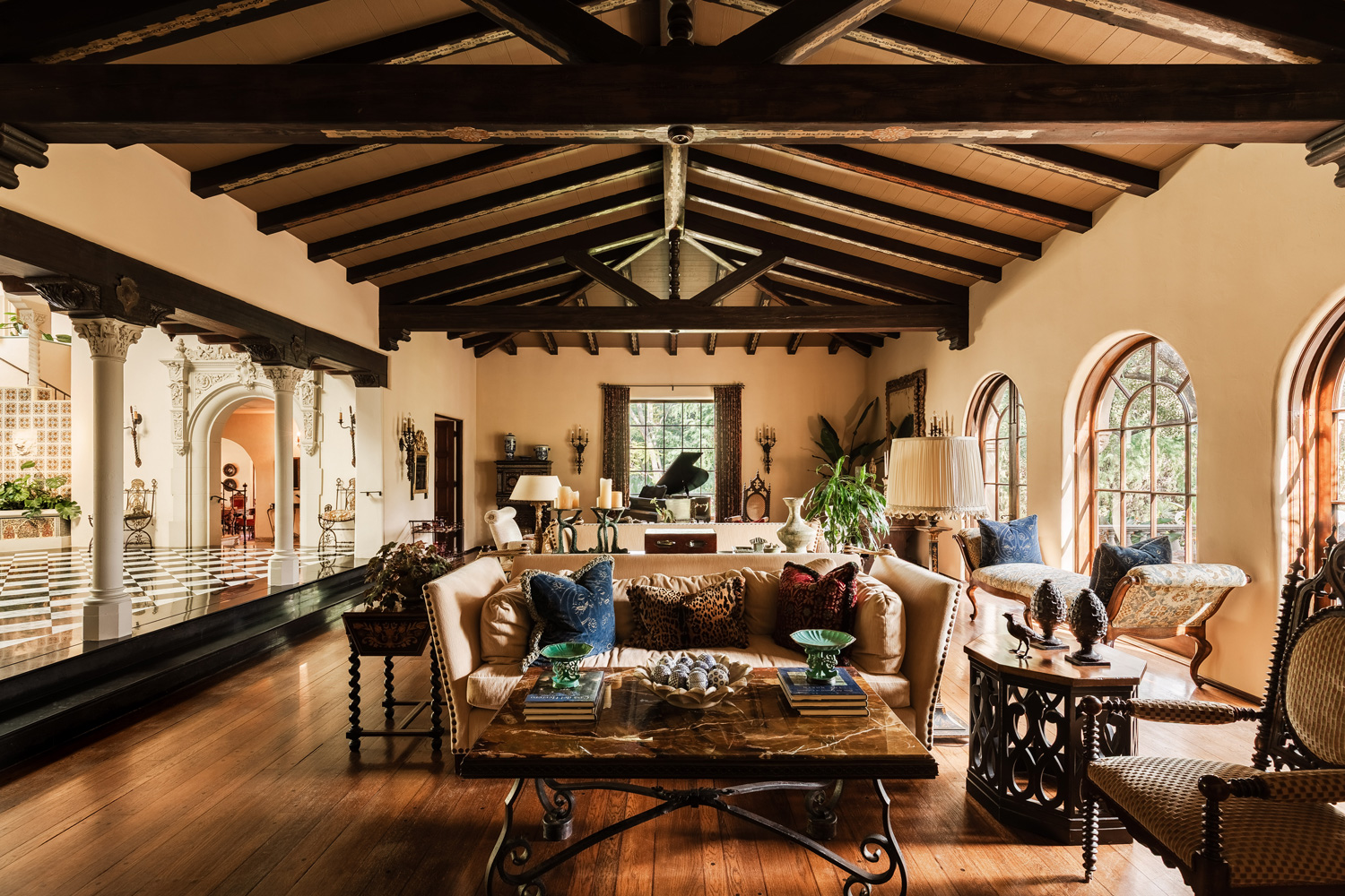 The living area.