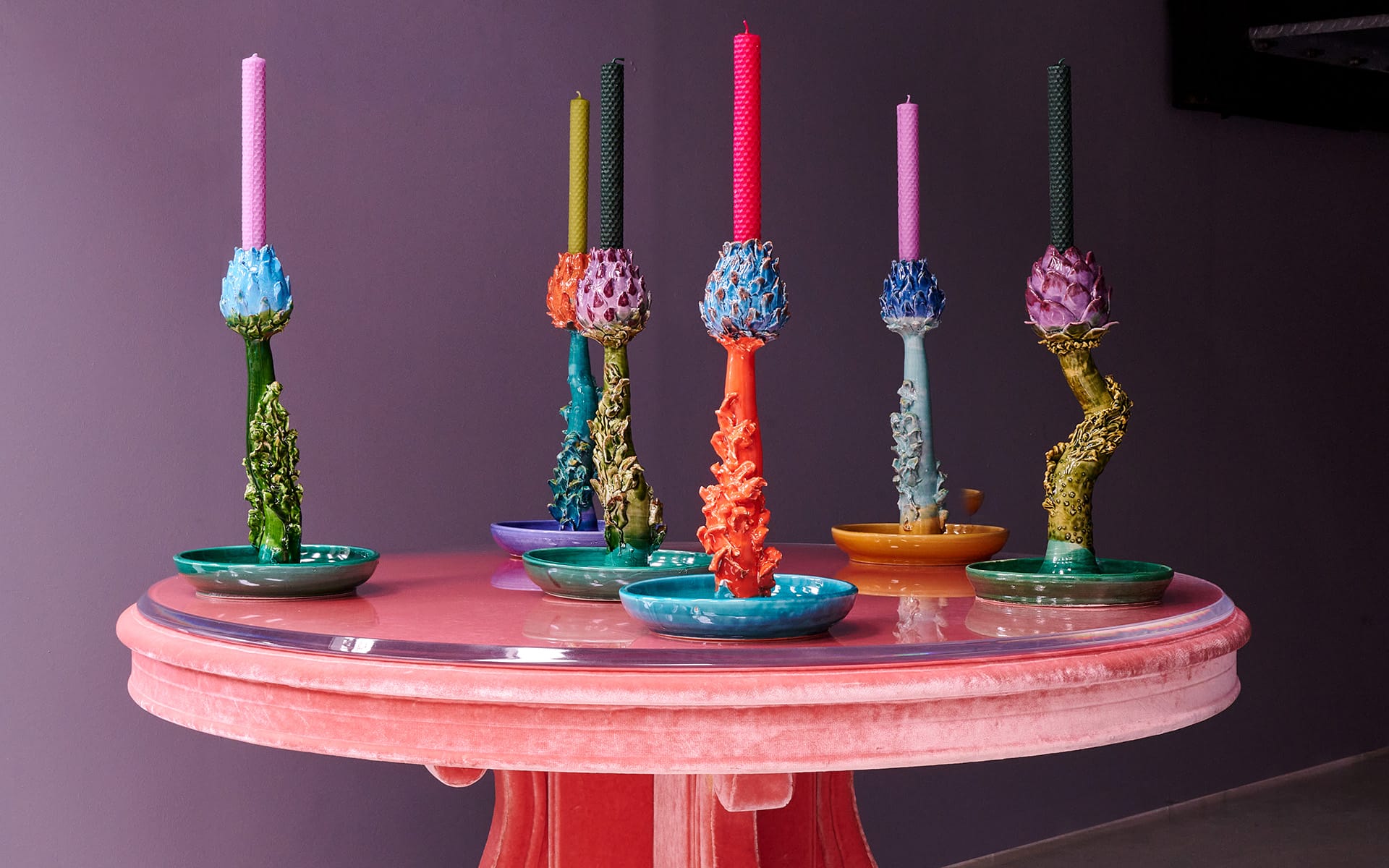 南アフリカ　MOONSHINE  オリジナル　ハンドメイド　インテリア Lola Montes Schnabel Finds Beauty in Artichokes for Her Enchanting