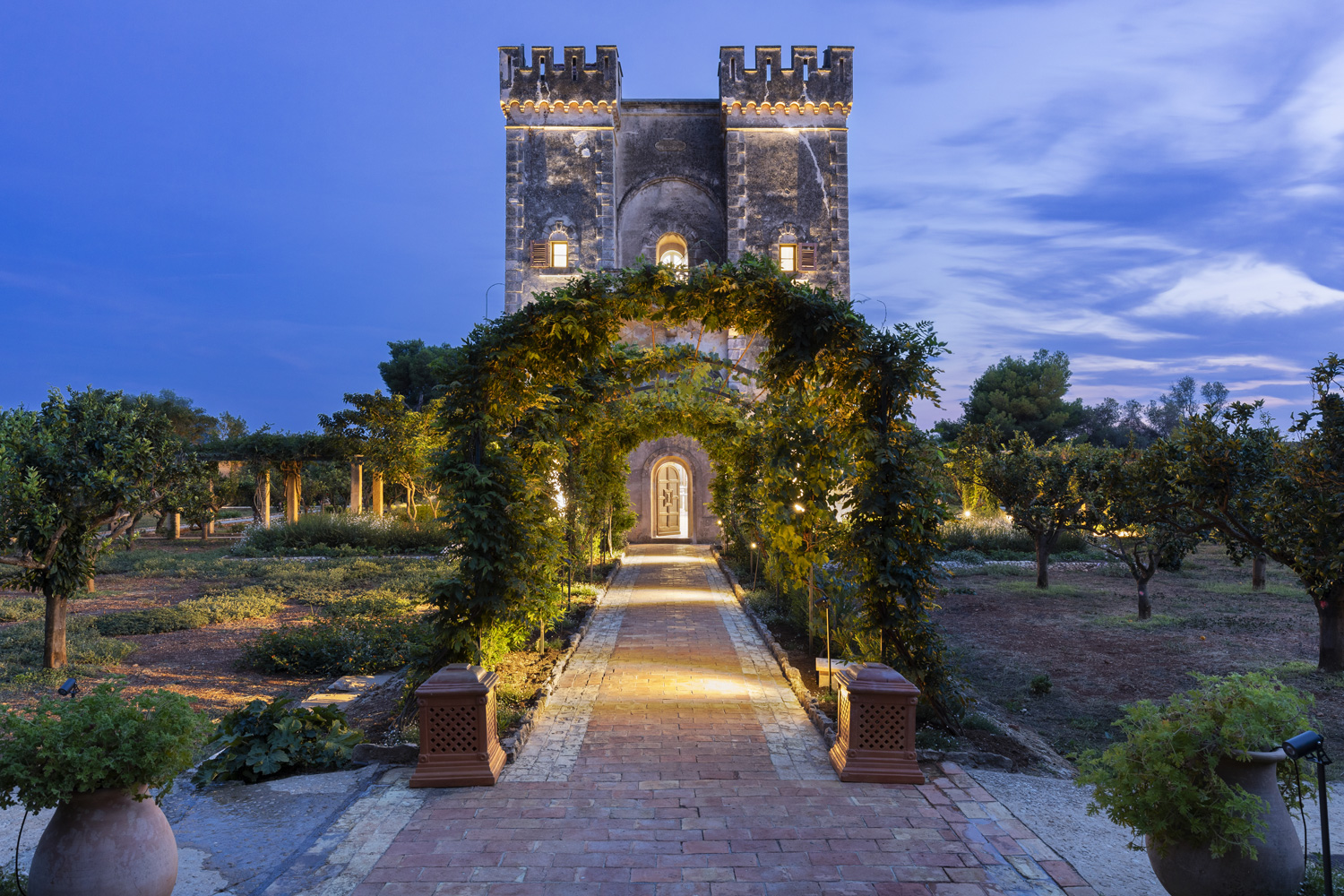 An ancient fortress on property.