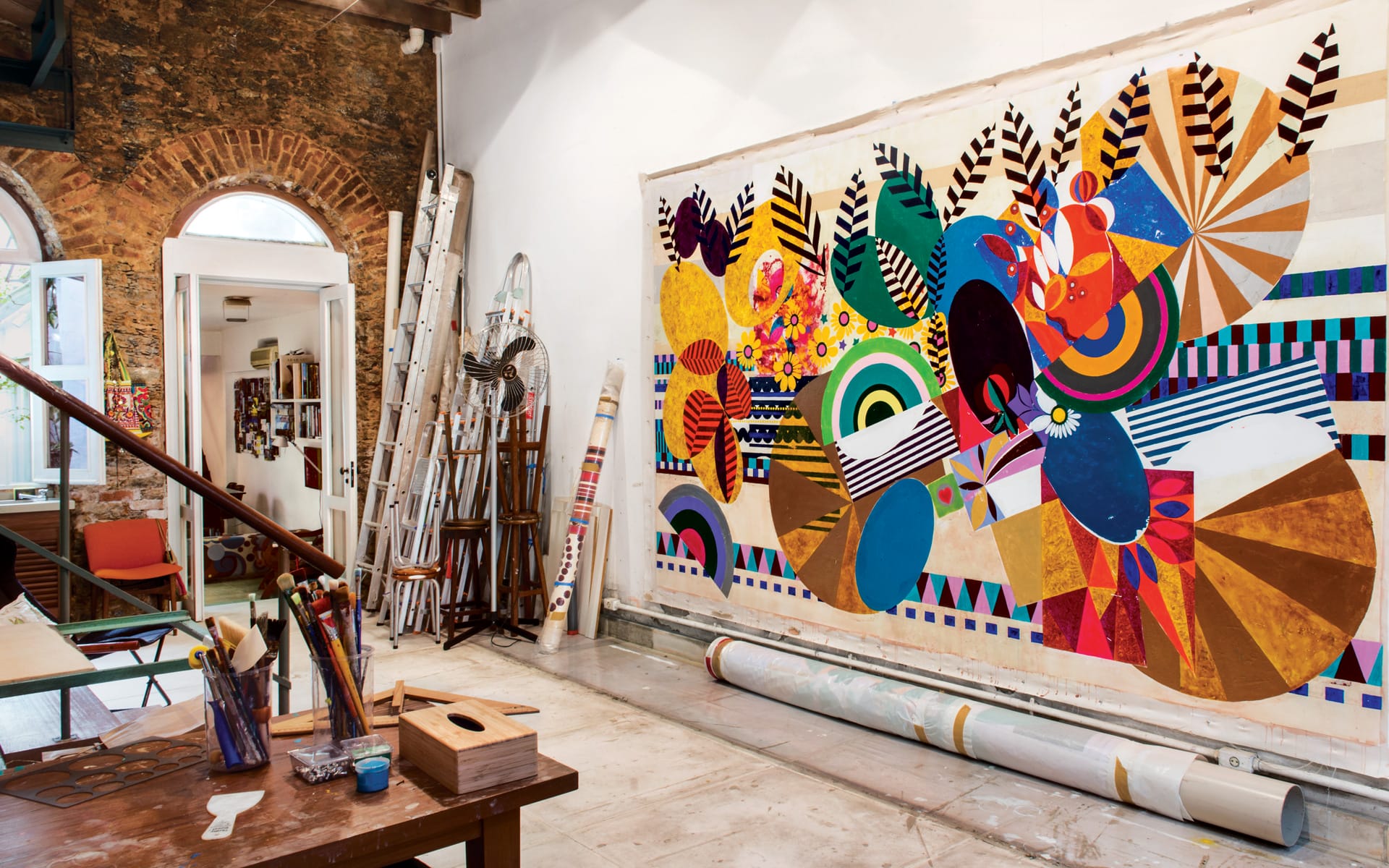 Visit the Vibrant Rio de Janeiro Studio of Artist Beatriz Milhazes