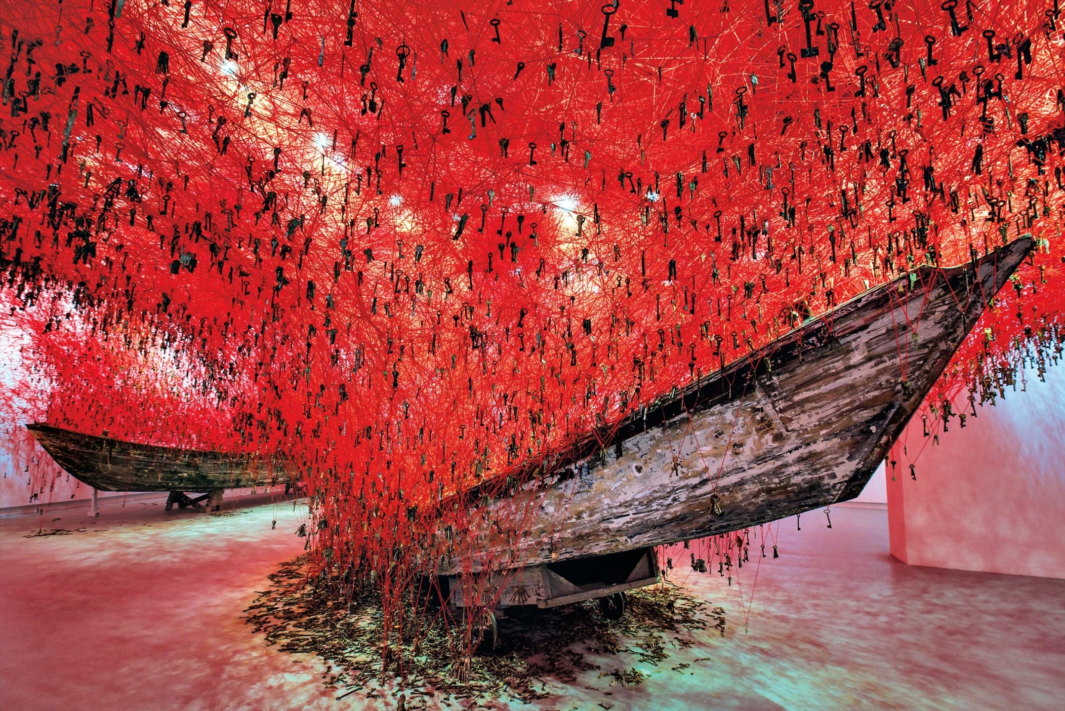 Chiharu Shiota Takes Over Tokyo's Mori Art Museum with Her