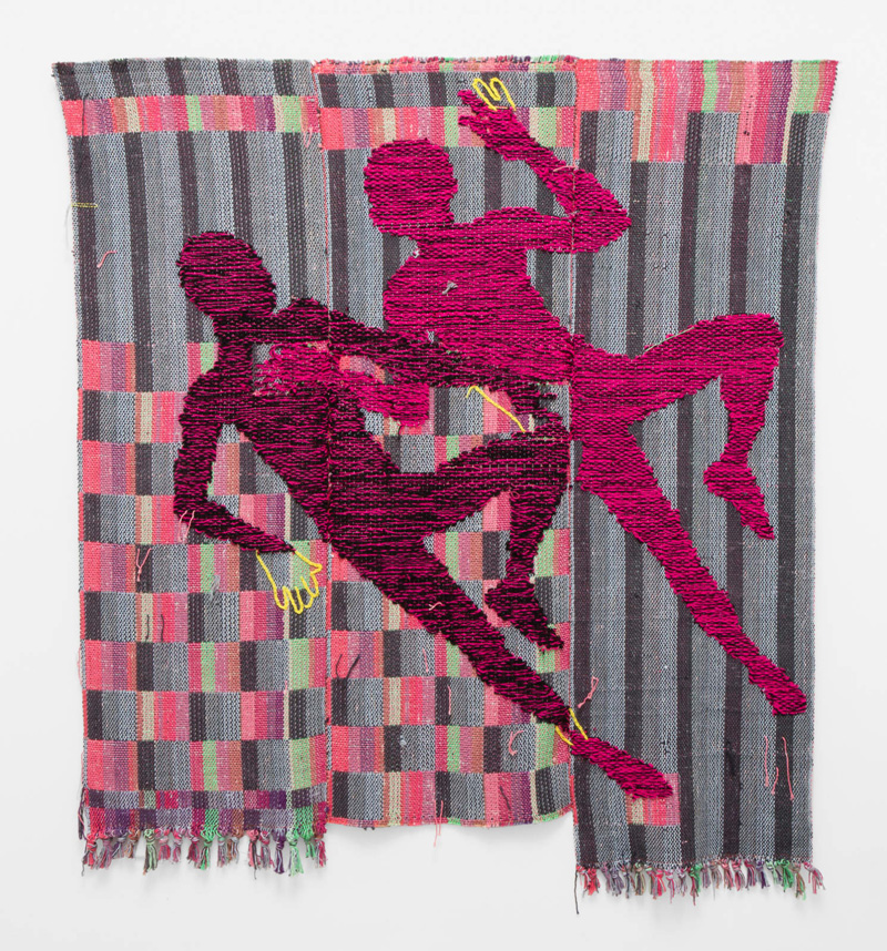 Diedrick Brackens, nuclear lovers, (2020).