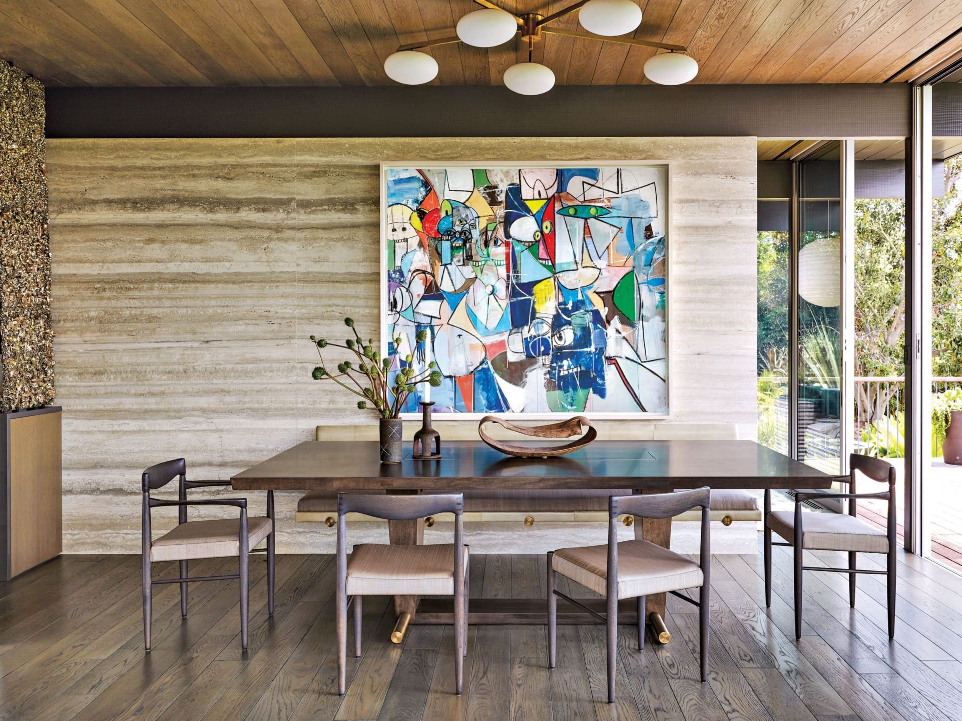 Vibrant Interiors Where George Condo's Art Takes Center Stage
