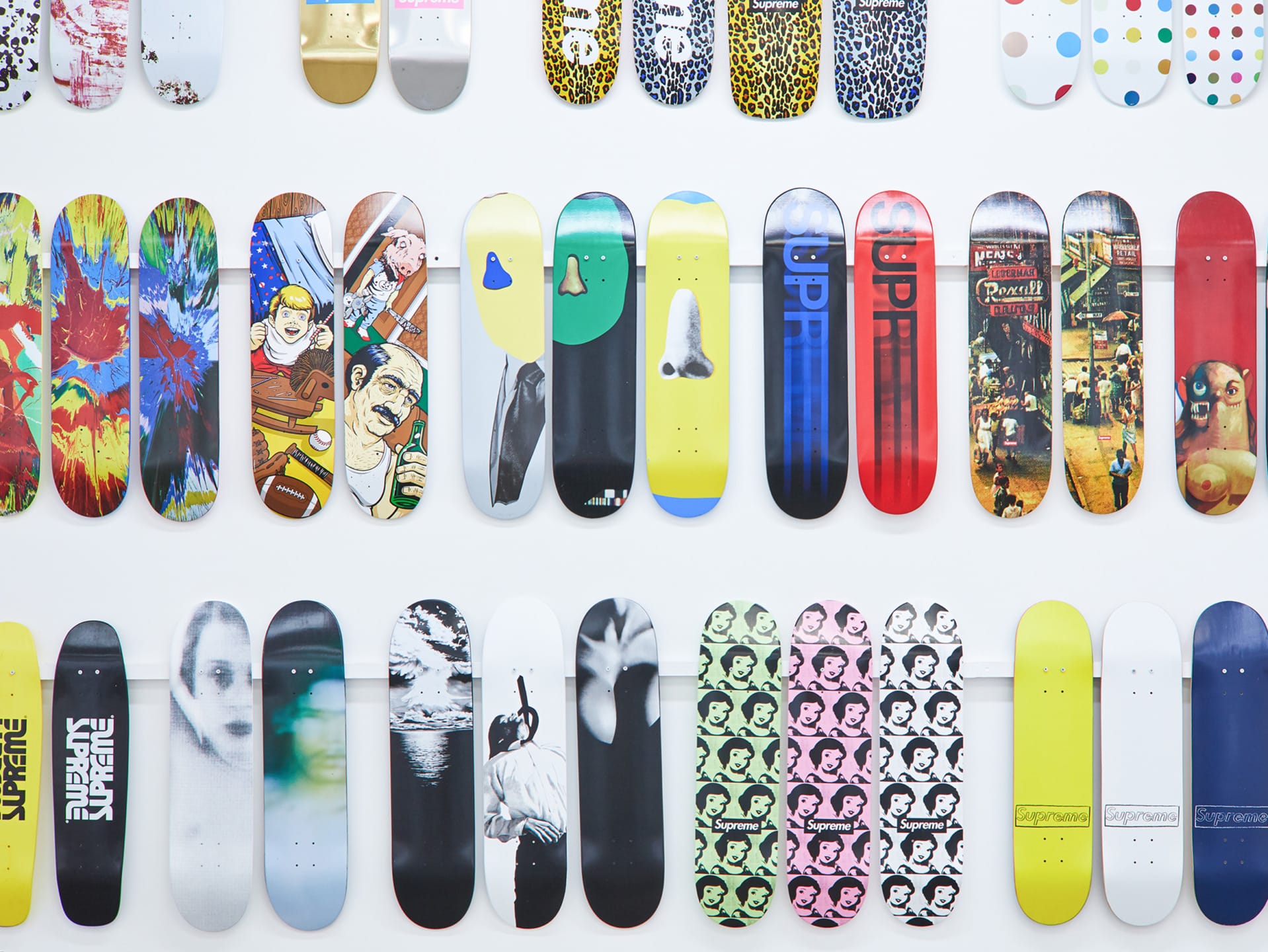 Supreme automoai デッキ The Only Complete Archive of Supreme Skate Decks Comes to Auction