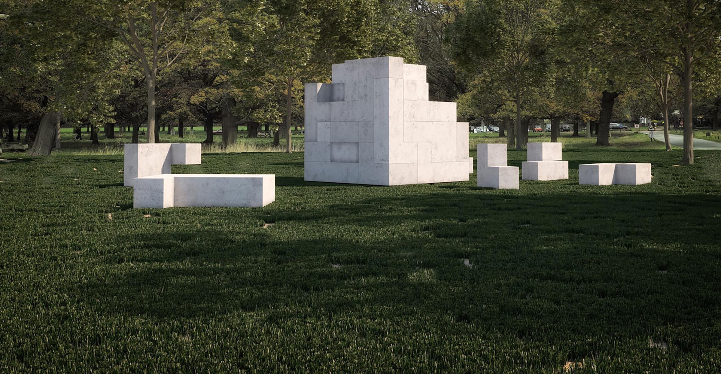 Jose Dávila's Monumental Concrete Sculptures Journey Through L.A.