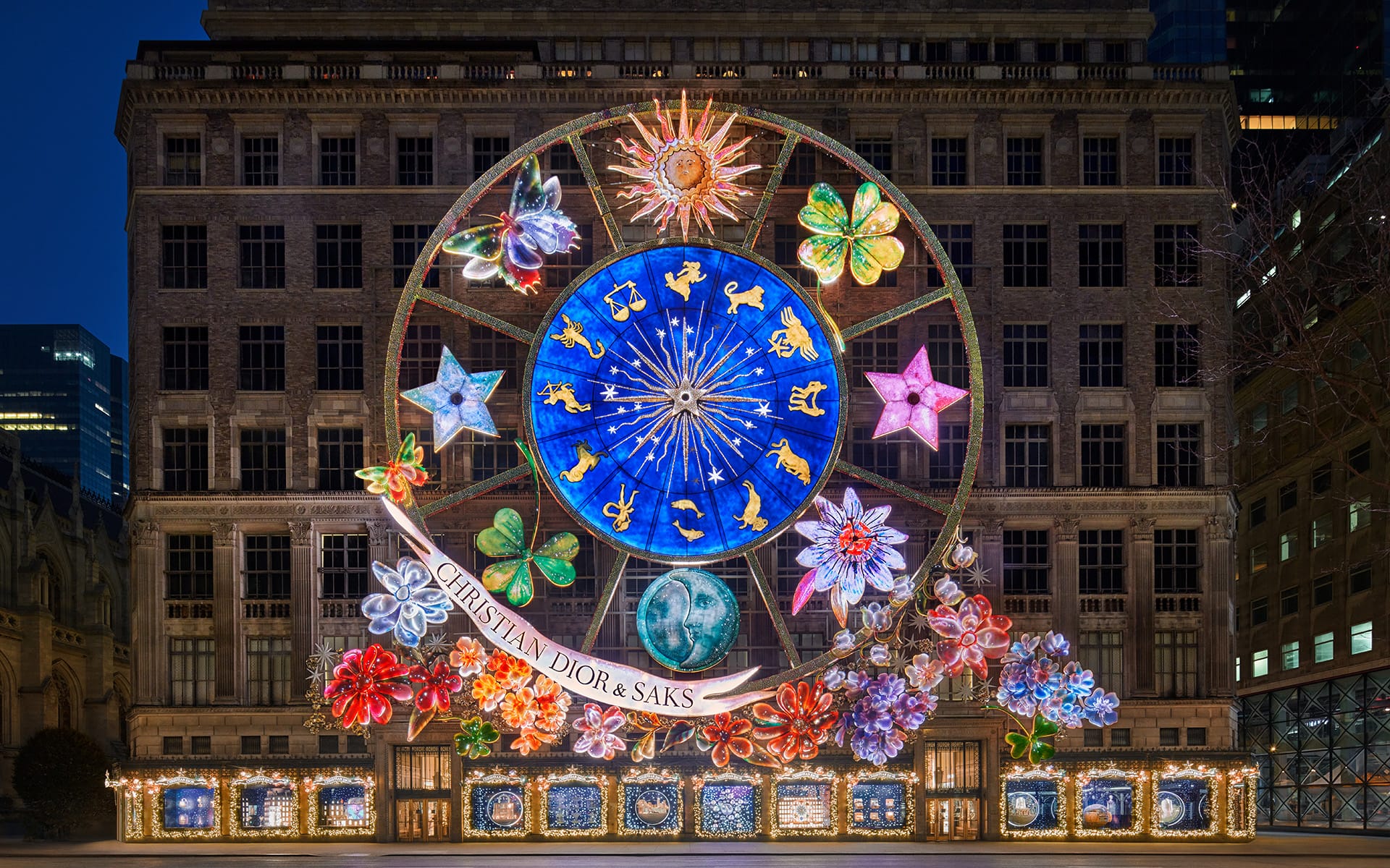 Dior Transforms the Facade of Saks Fifth Avenue with a