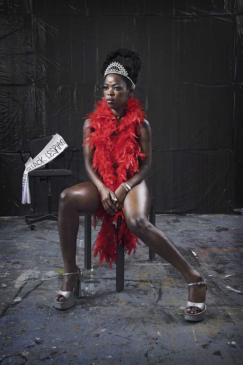 Zanele Muholi, Miss Lesbian II, Amsterdam, (2009).