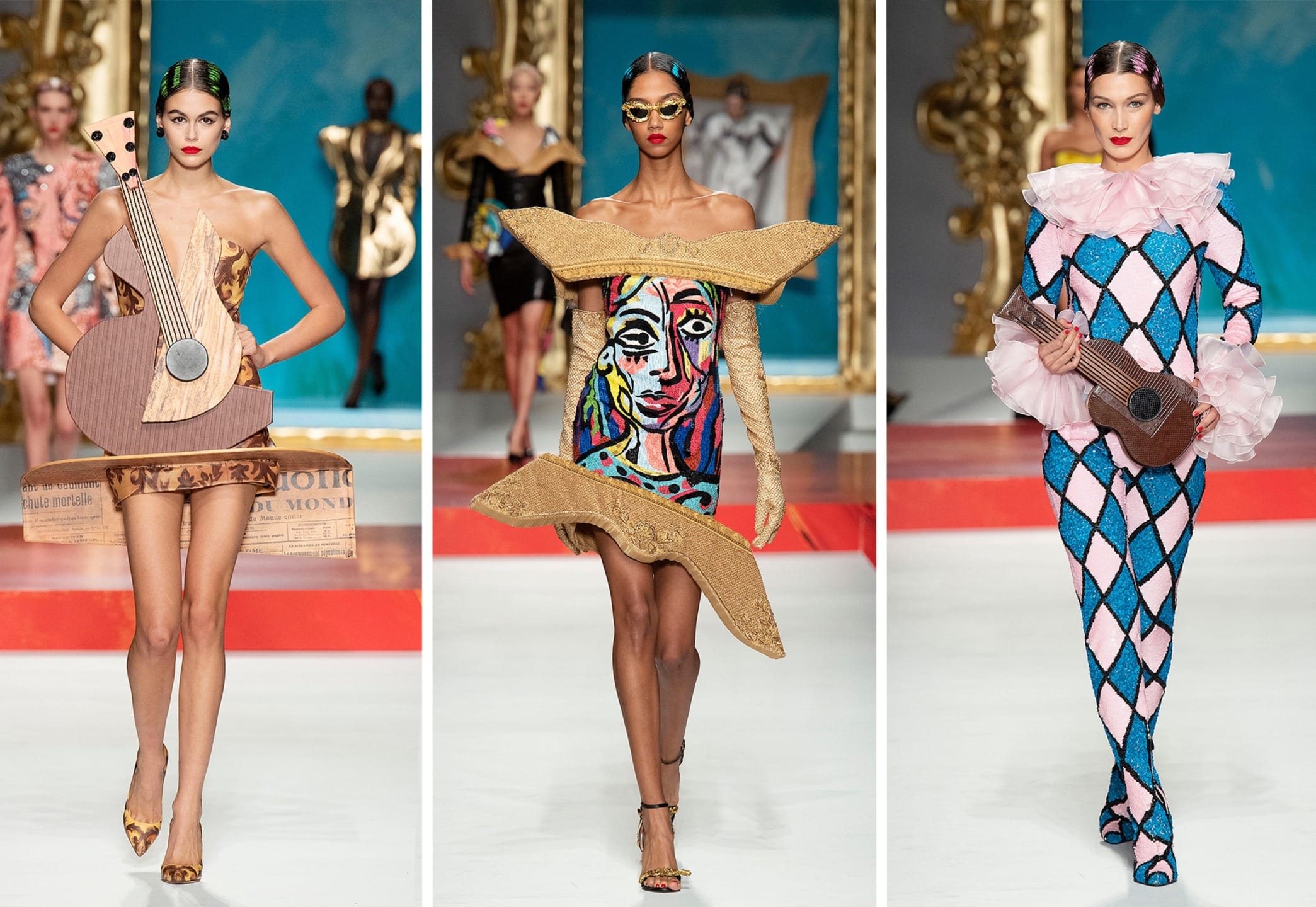 Moschino Brings Picasso's Masterpieces to Life at Milan Fashion