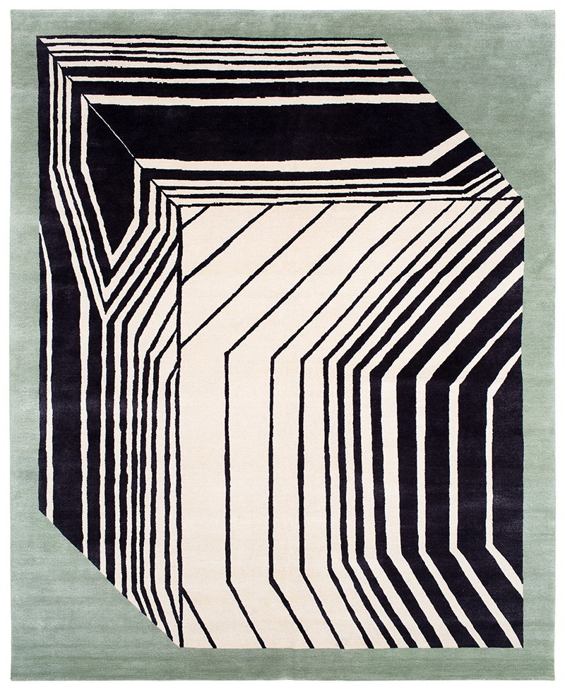 Deco Polygon rug by Michelle Weinberg for Carini.