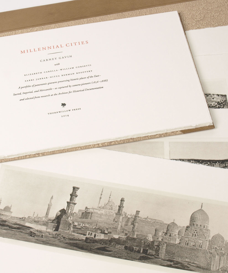 Millennial Cities: Print Portfolio from Thornwillow Press.