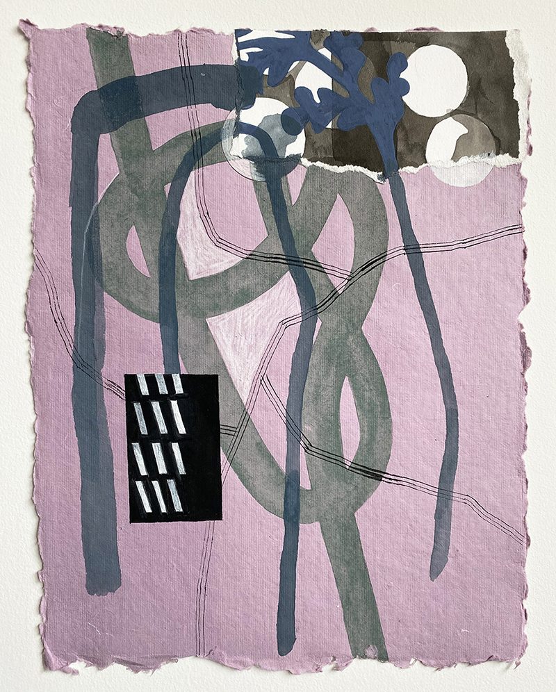 Stephanie Snider, New Lavender Knot, 2023.