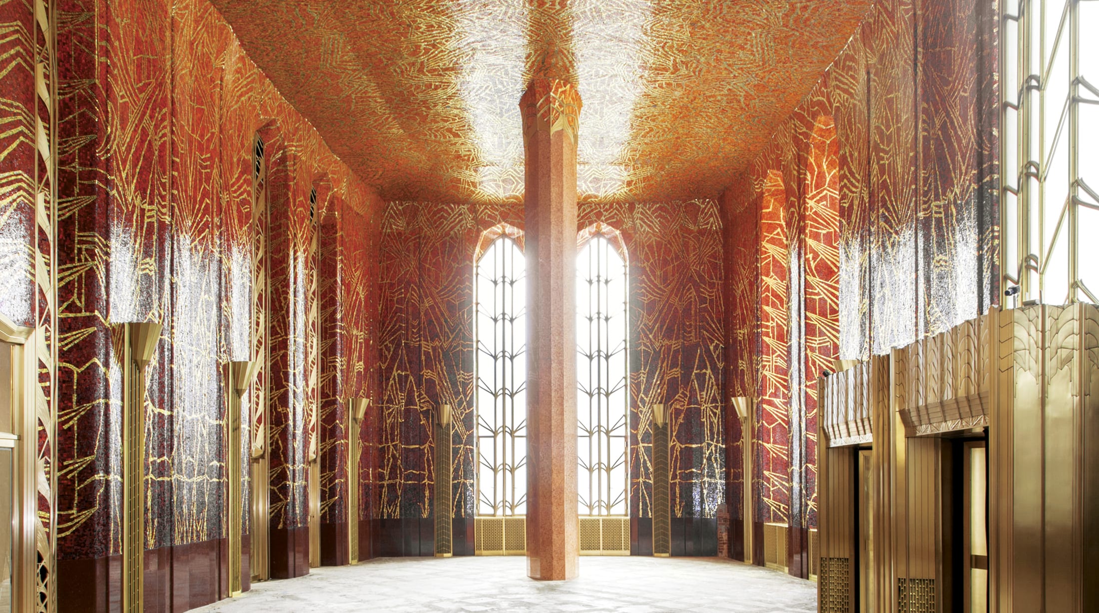 A Hidden Art Deco Lobby on Wall Street Undergoes a $1 Million 