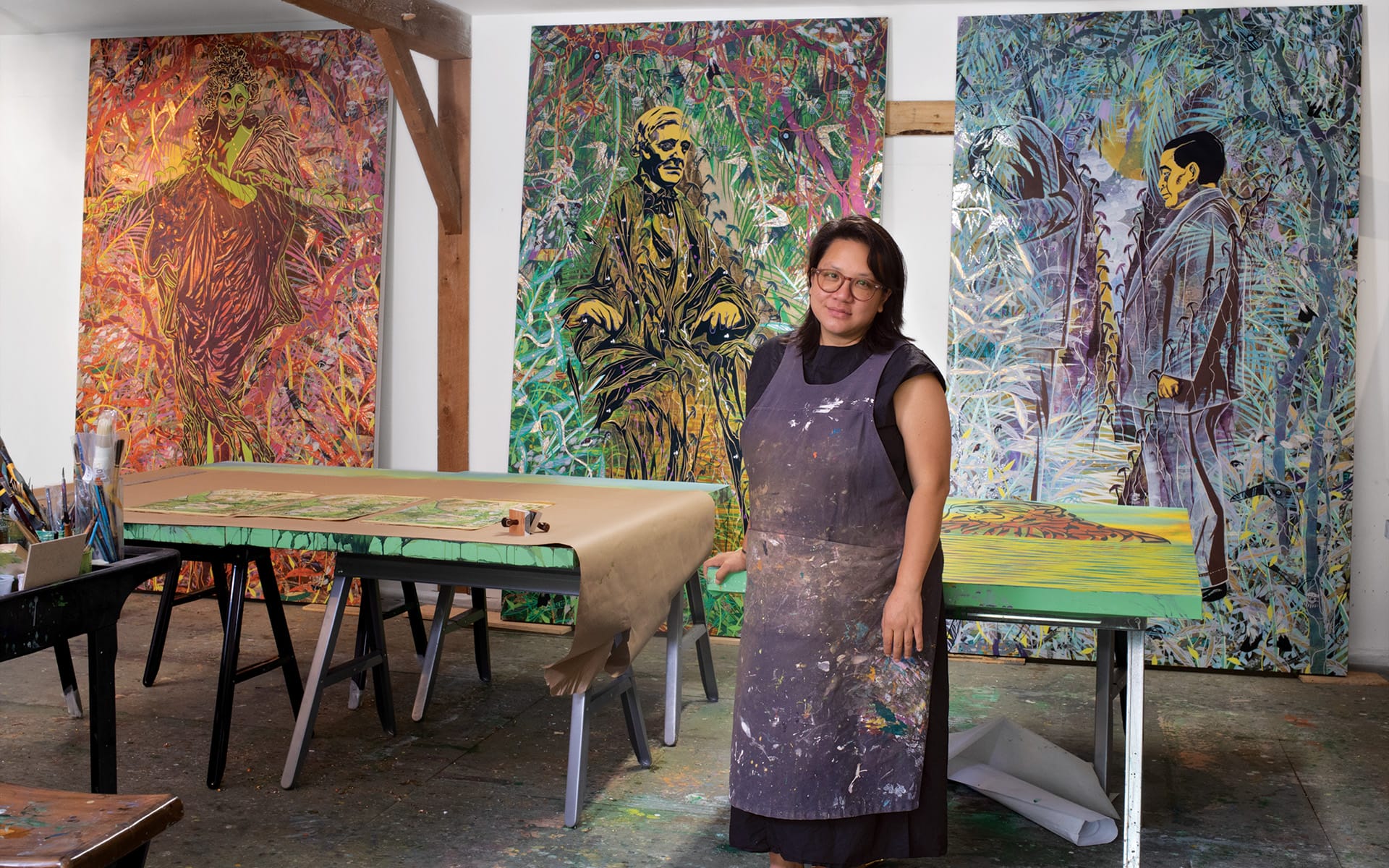 Artist Tammy Nguyen's Compelling Canvases Examine Depictions of