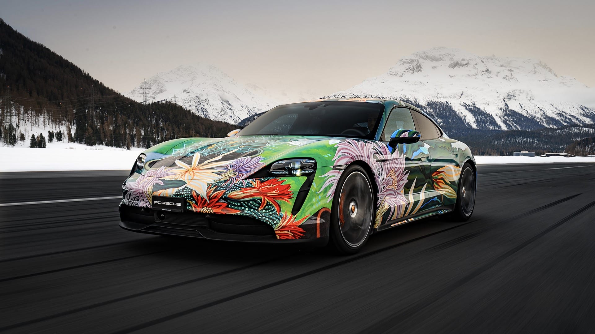 Porsche Unveils a Striking Art Car Created by Richard Phillips