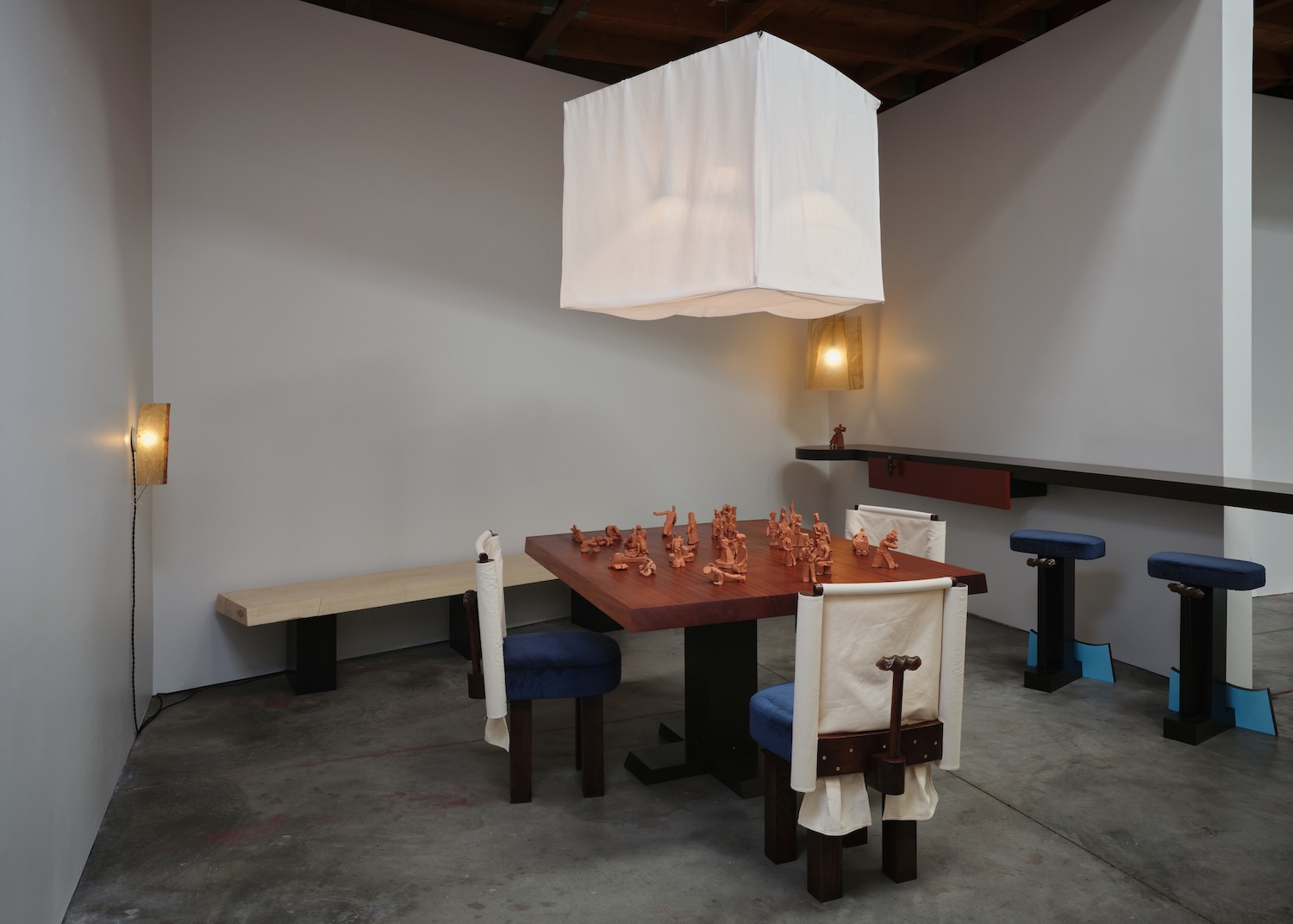 Installation view of “Minjae Kim: Phantom-22” at Marta, Los Angeles.